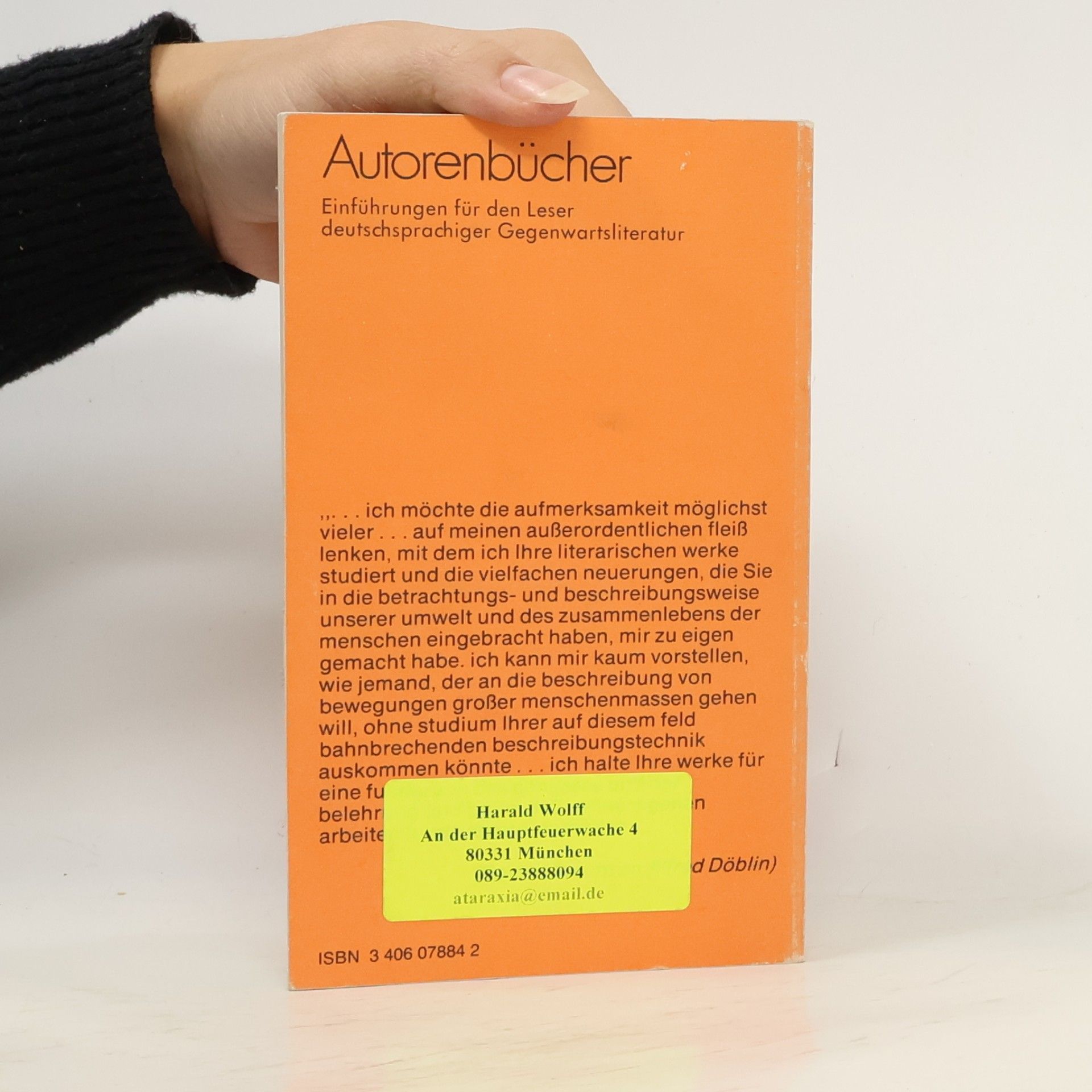 Roland Links Alfred Döblin