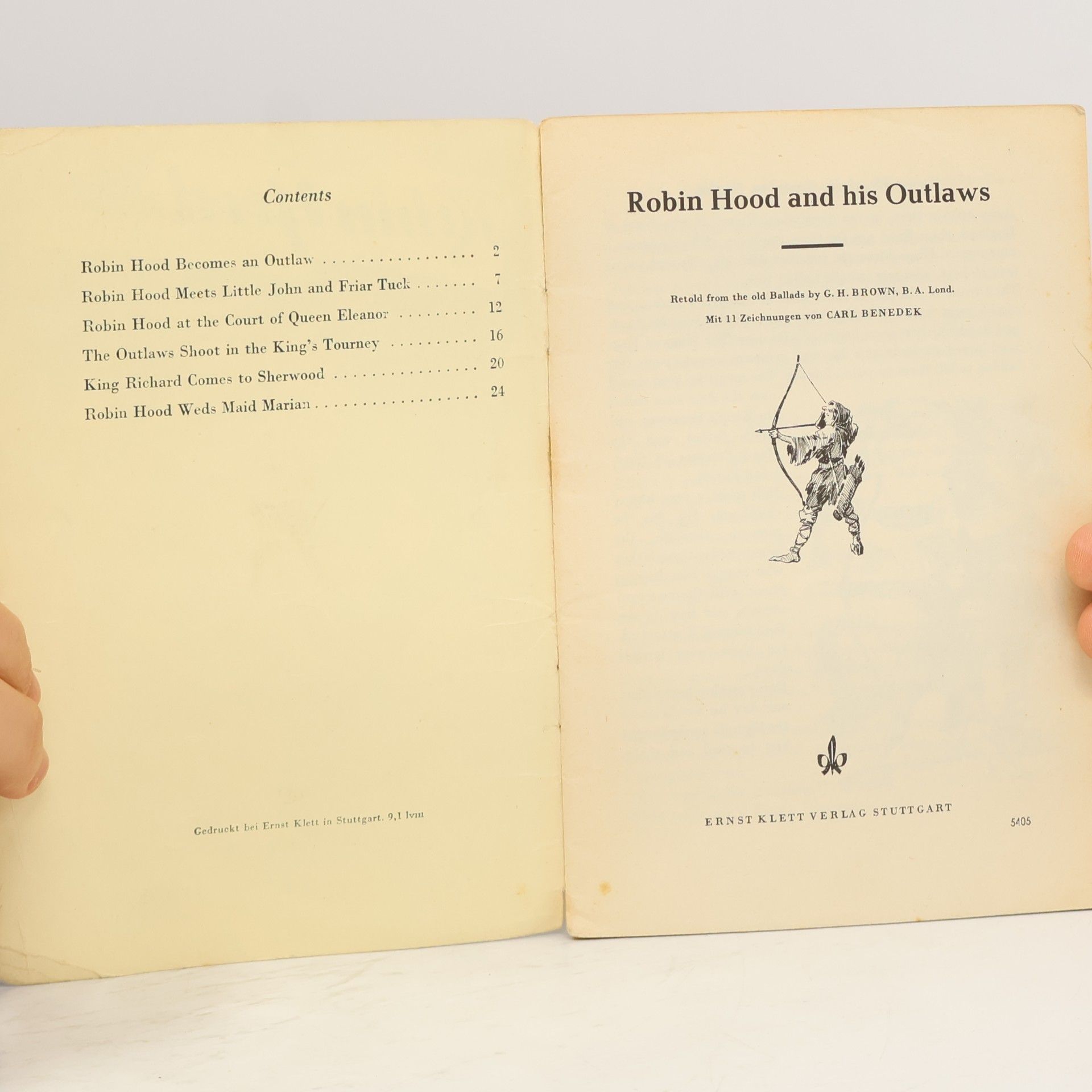 G. H. Brown Robin Hood and his Outlaws