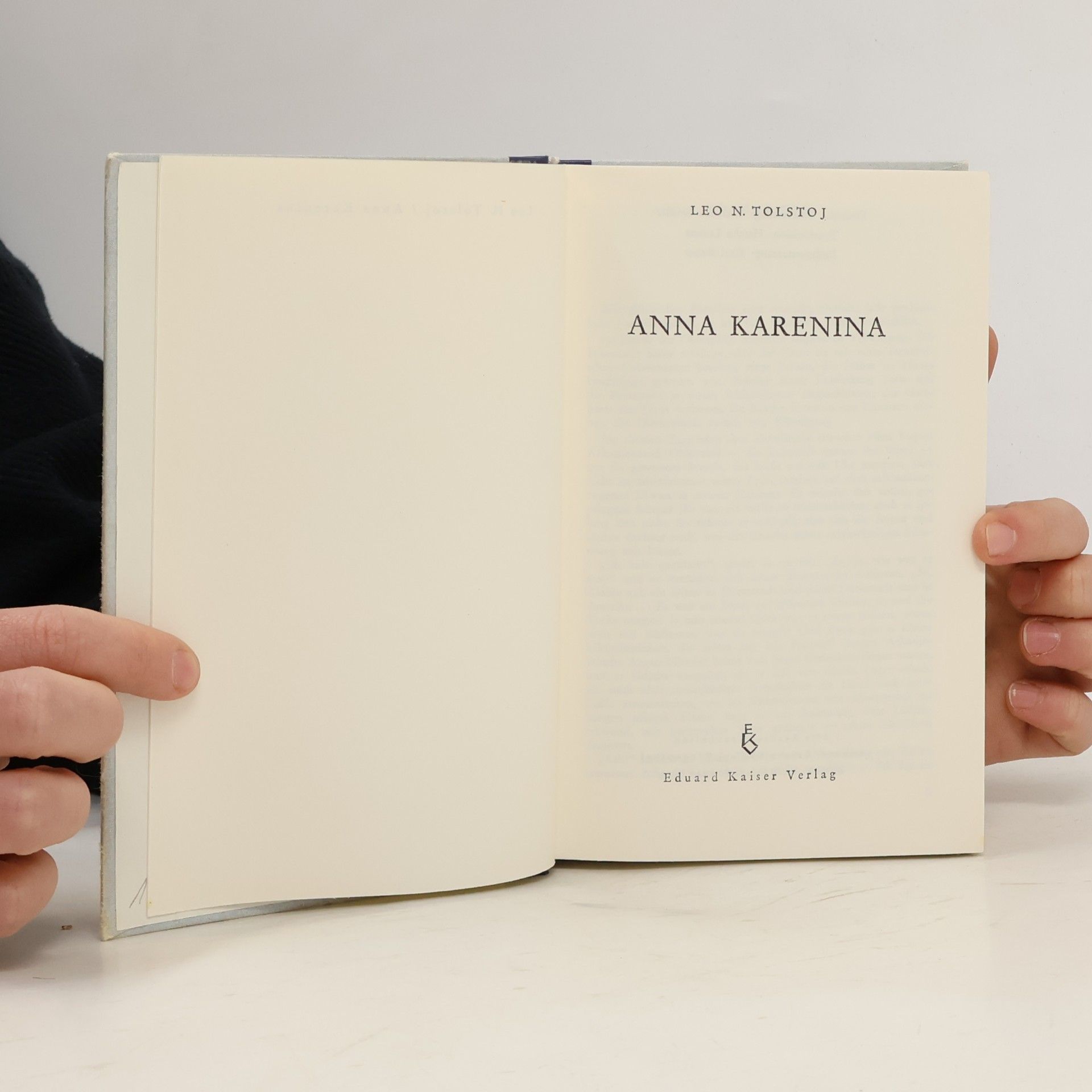 Lew Nikolajewitsch Tolstoi Anna Karenina