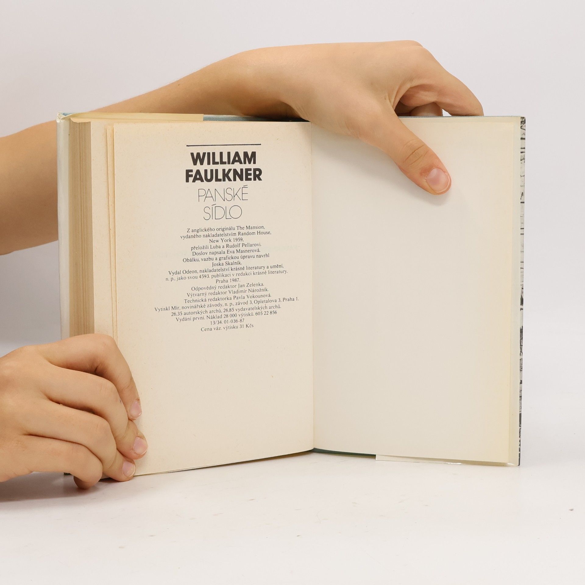 William Faulkner Panské sídlo
