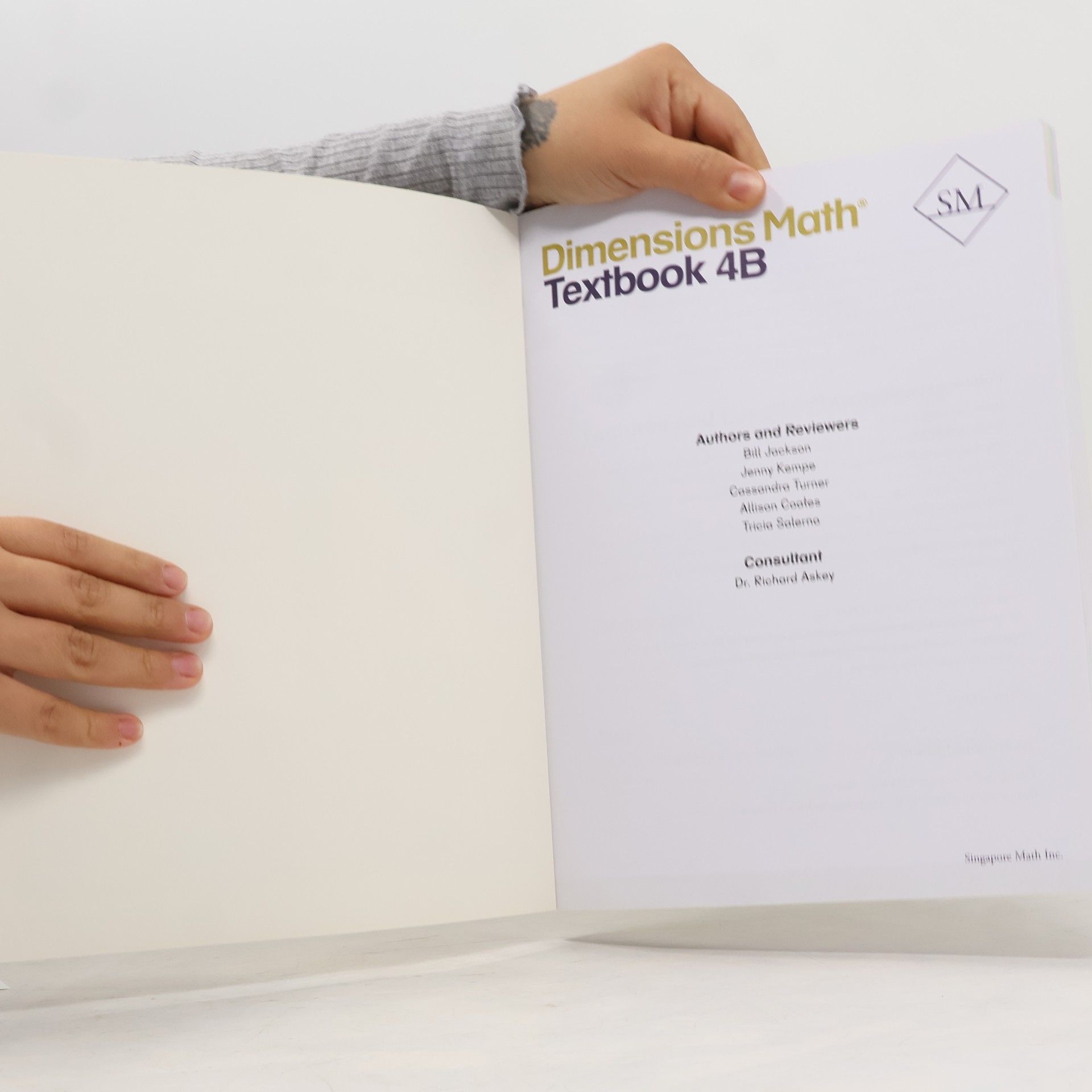 Singapore Math Dimensions Math Textbook 4B