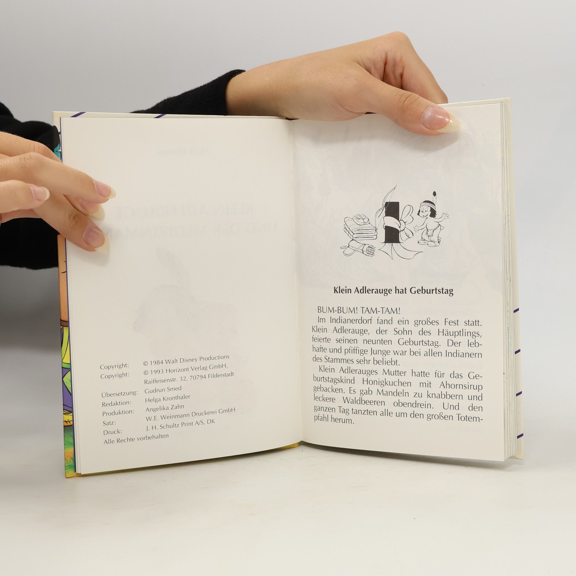Walt Disney Klein Adlerauge und der Medizinmann