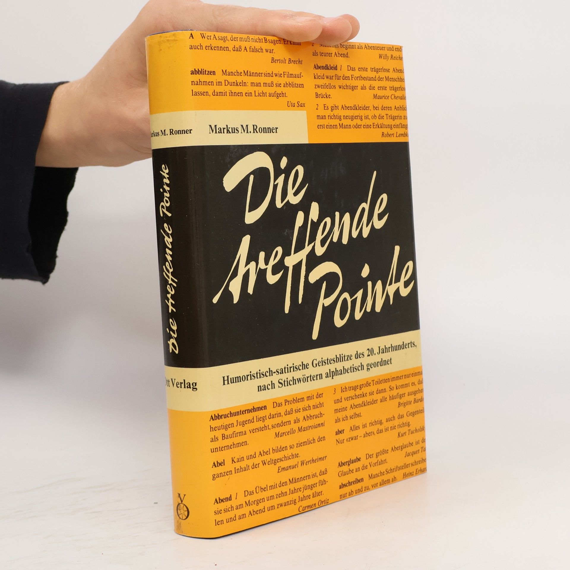 Markus M. Ronner Die treffende Pointe