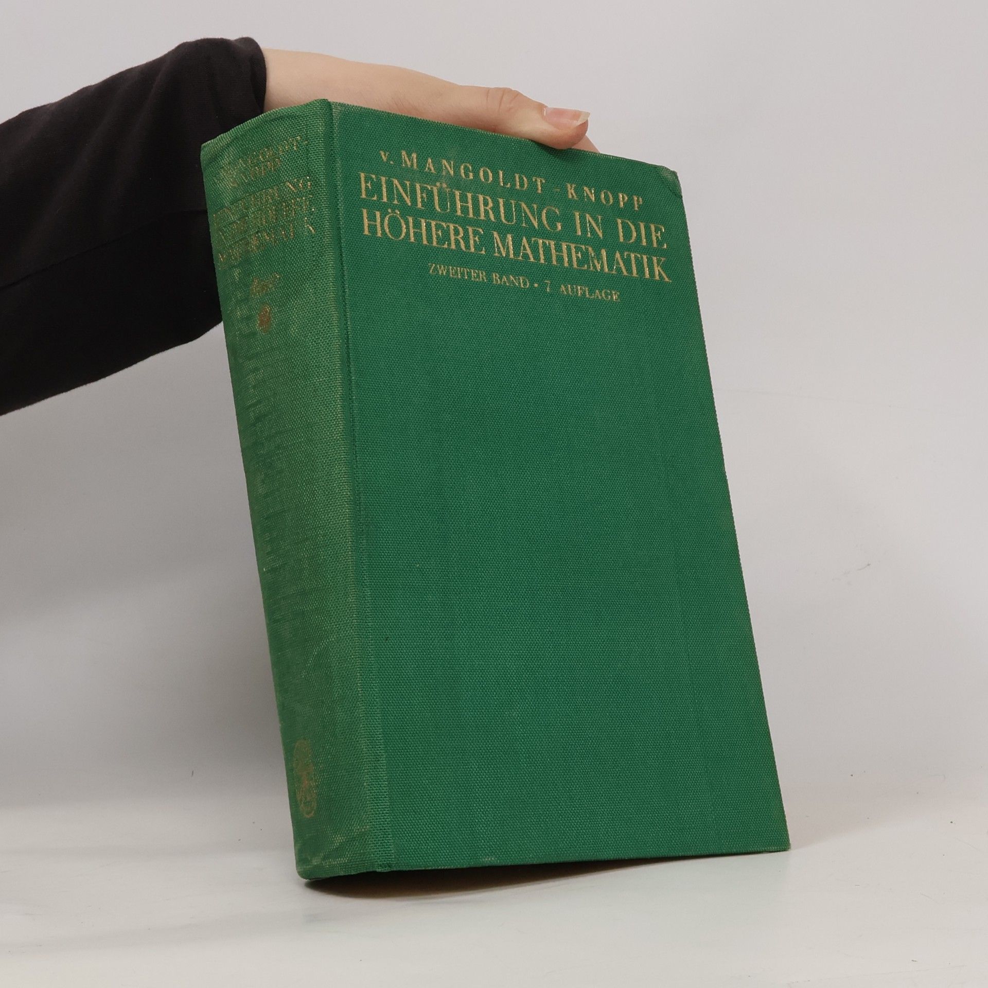 Konrad Knopp Einführung in die Höhere Mathematik II.