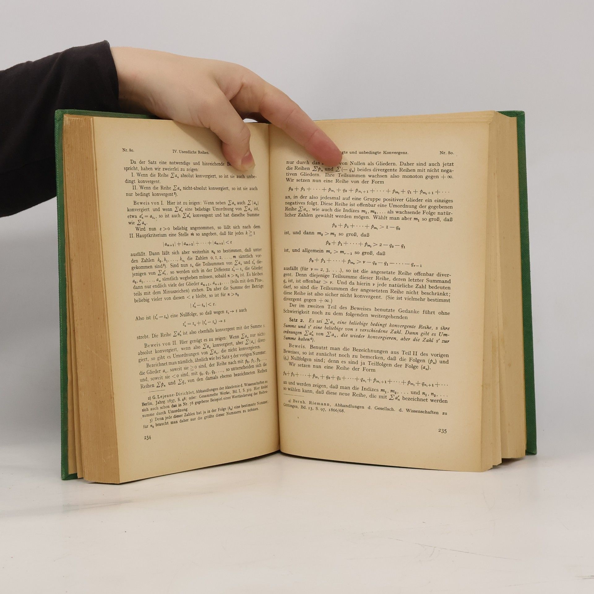 H. V. Mangoldt Einführung in die Höhere Mathematik II.