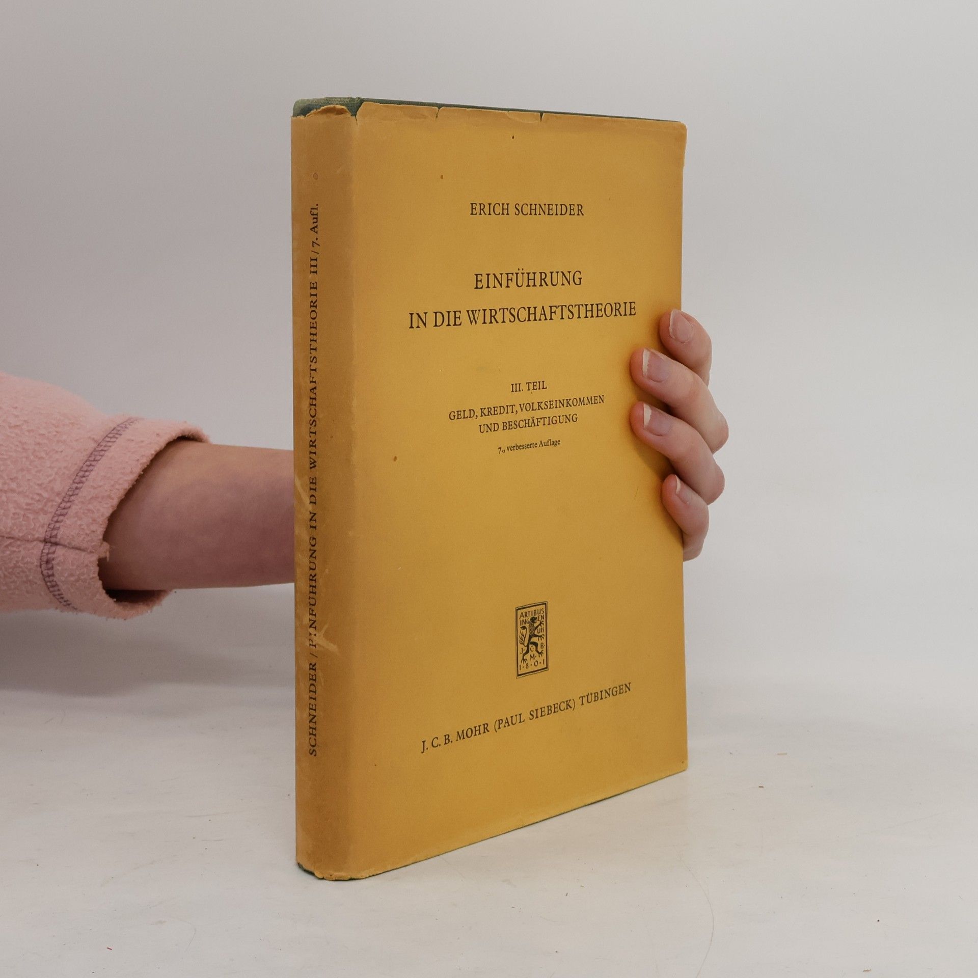 EINFÜHRUNG IN DIE Einführung in die Wirtschaftstheorie III. Teil