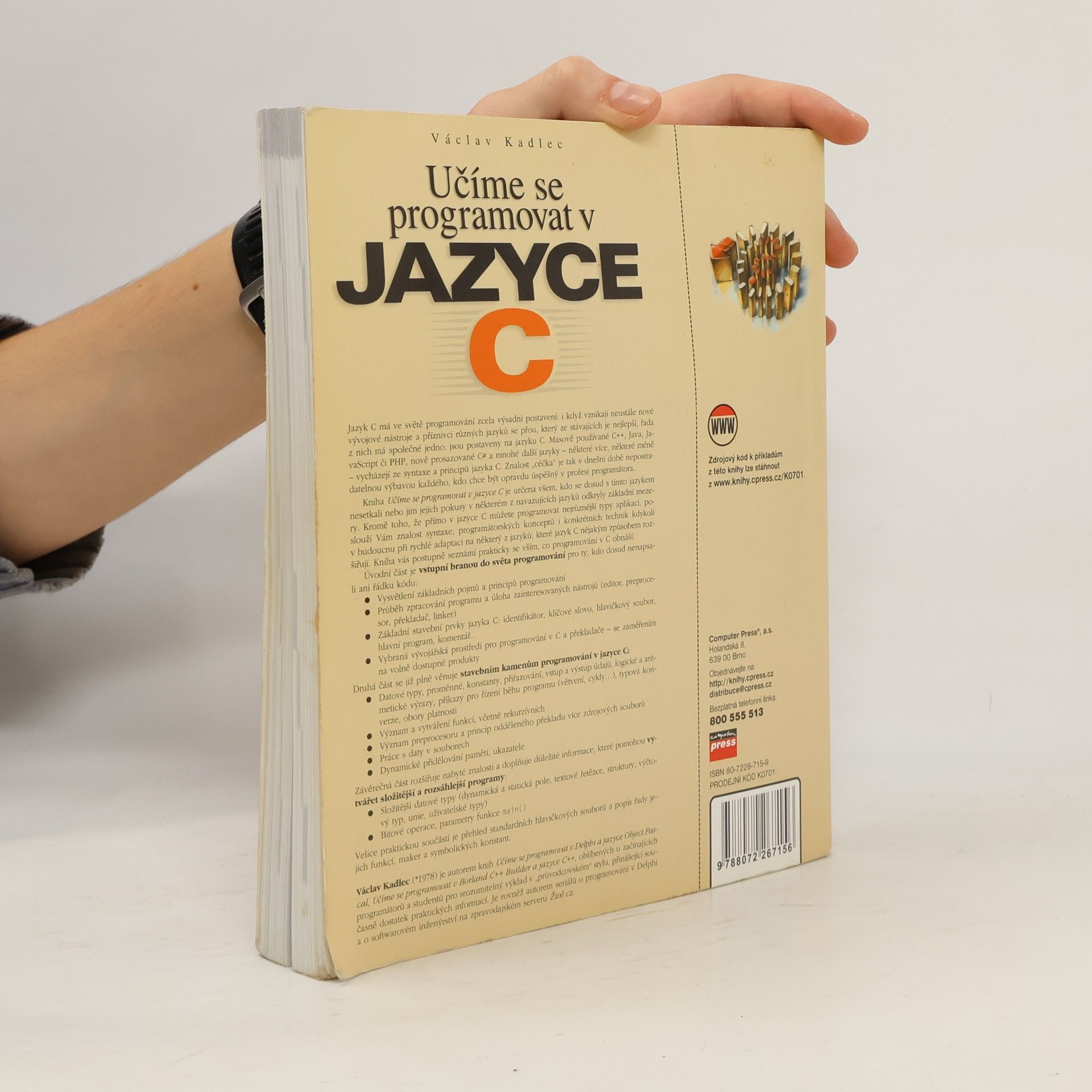 Václav Kadlec Učíme se programovat v jazyce C