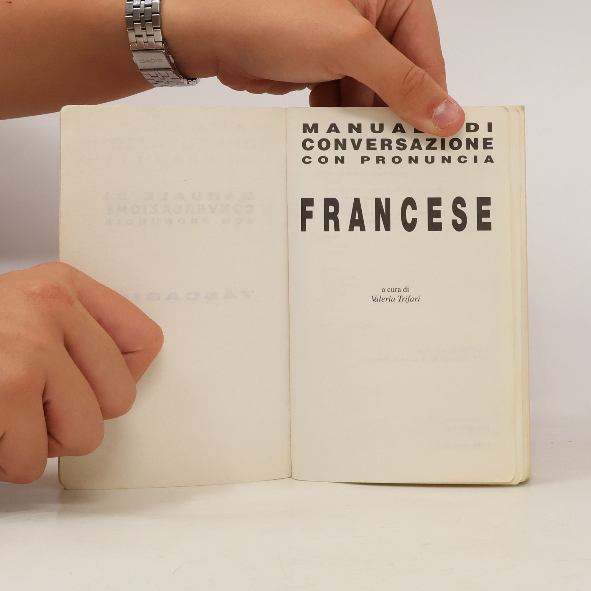 Manuale di conversazione con pronuncia francese