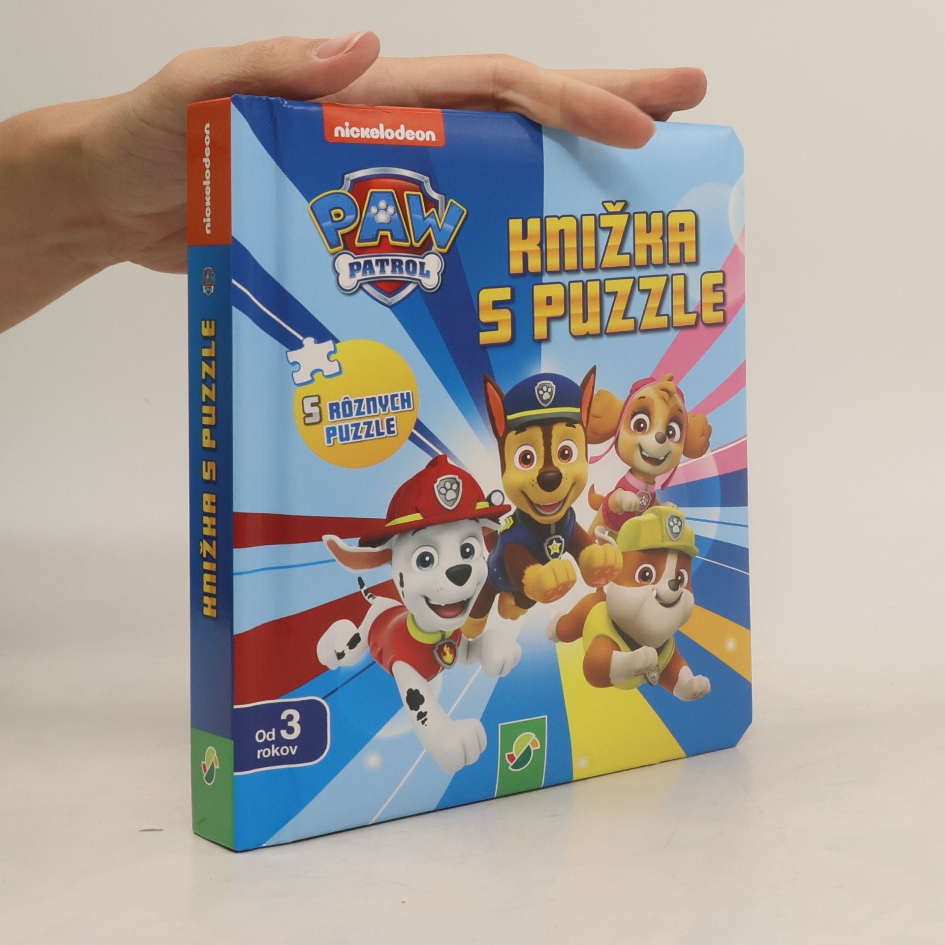 kolektiv Tlapková patrola - knížka s puzzle