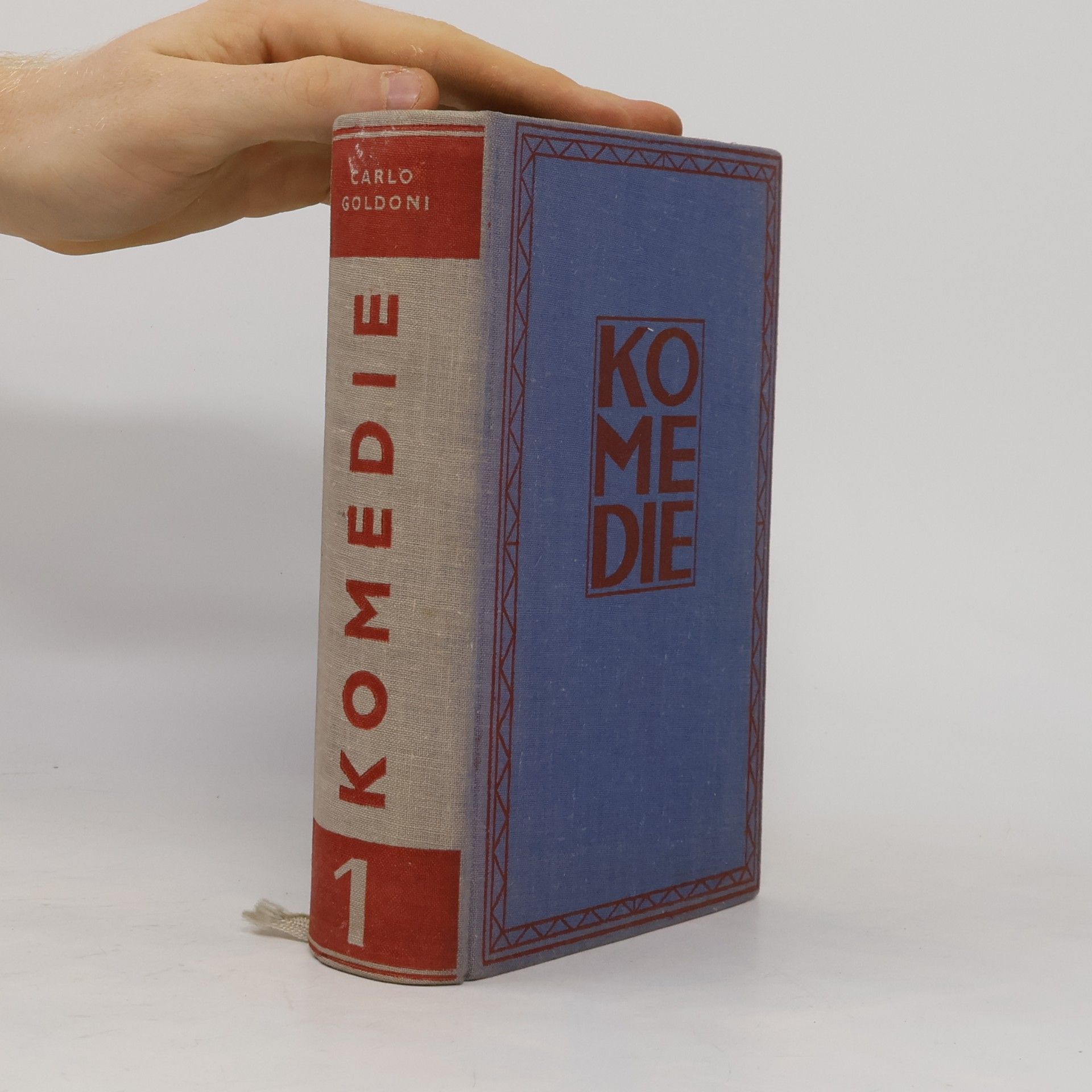 Carlo Goldoni Komedie. Svazek 1.