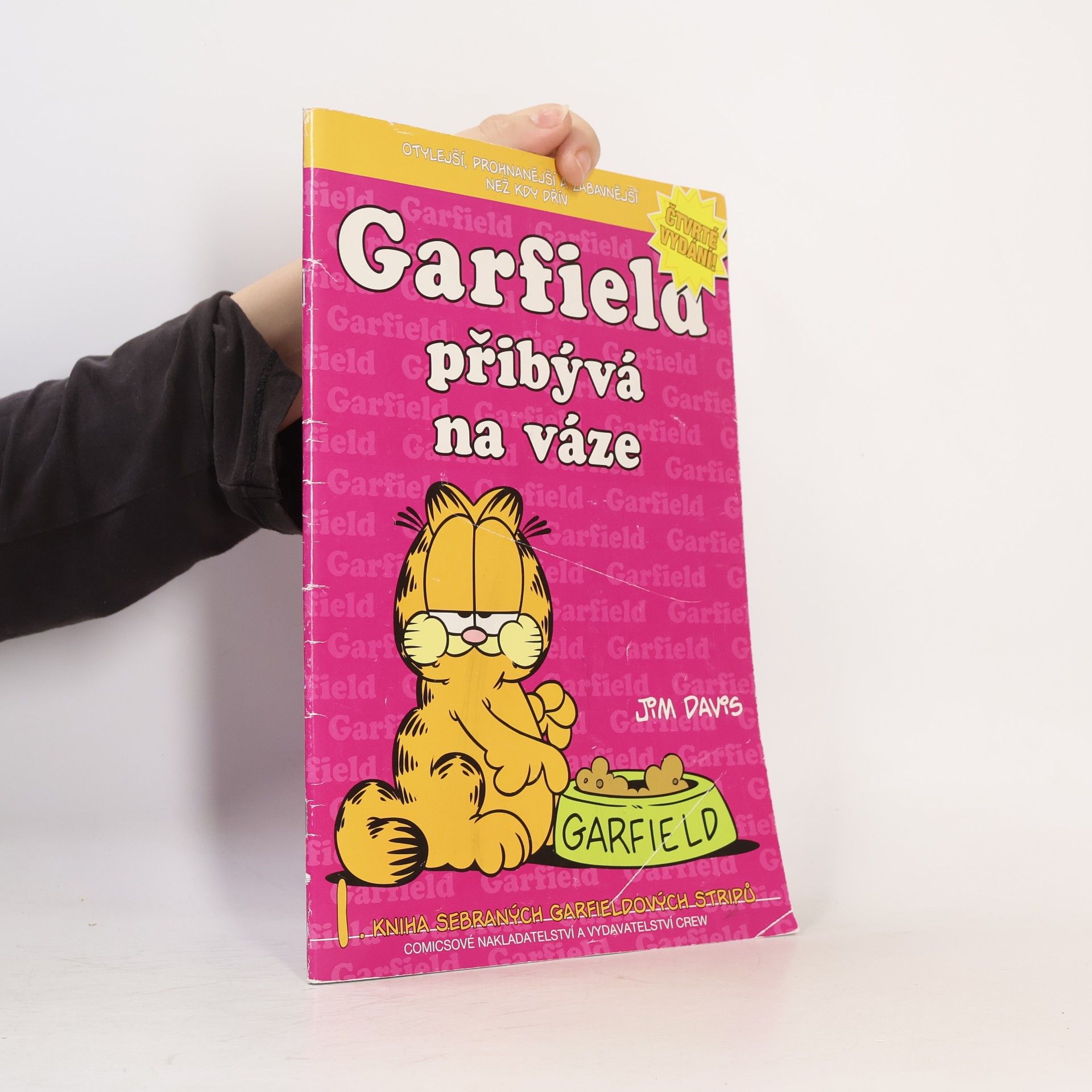 Jim Davis Garfield přibývá na váze
