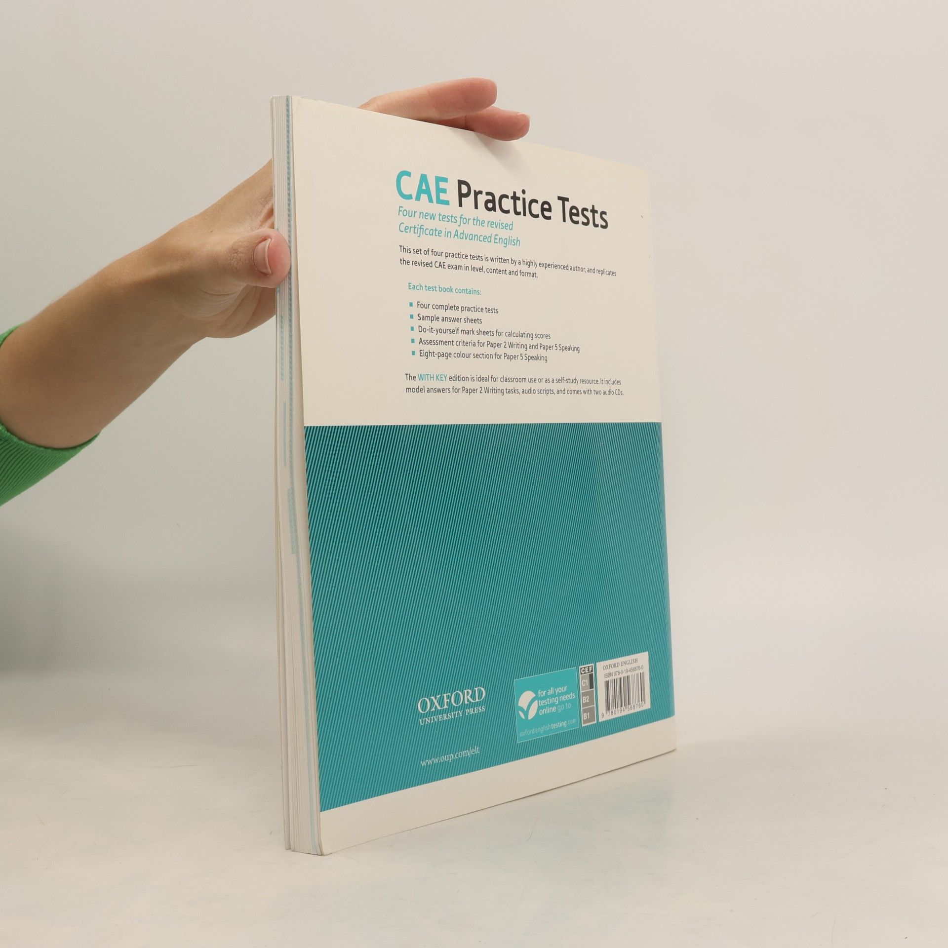 Mark Harrison CAE practice tests with key