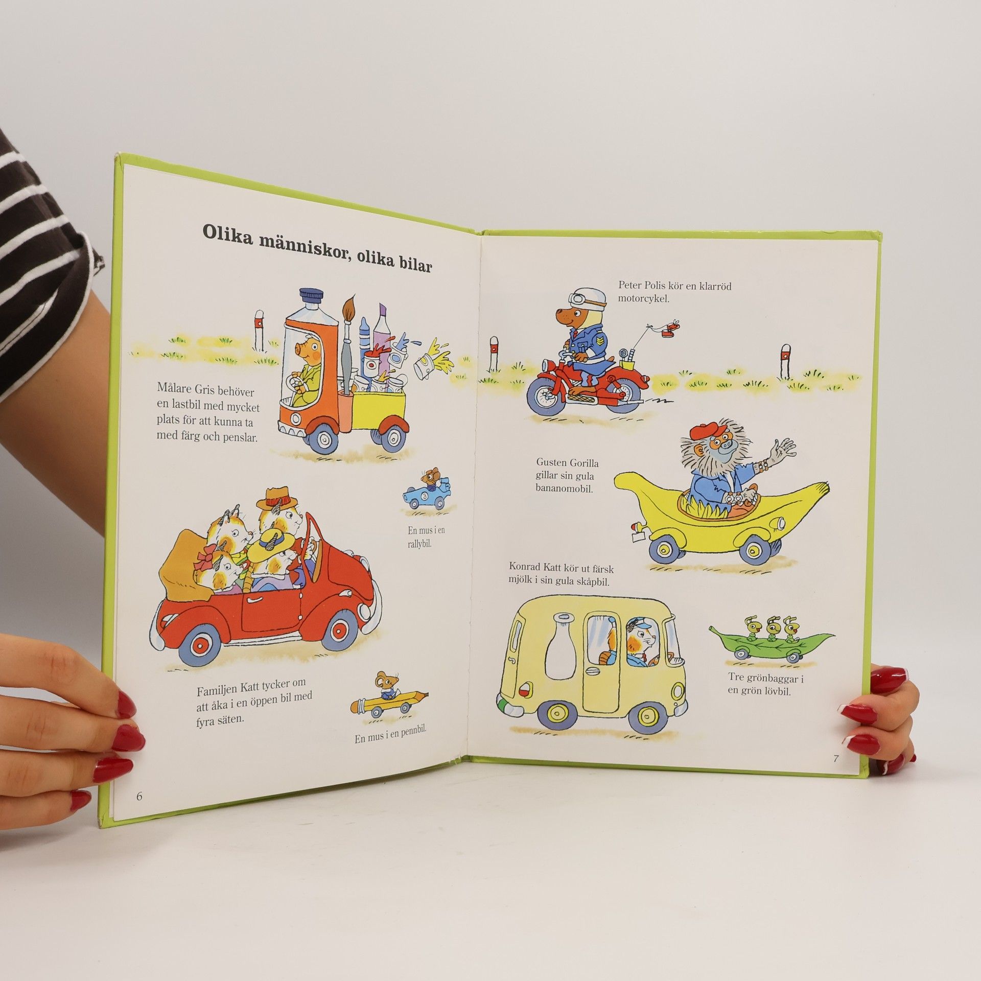Richard Scarry Bilar och annat som rullar