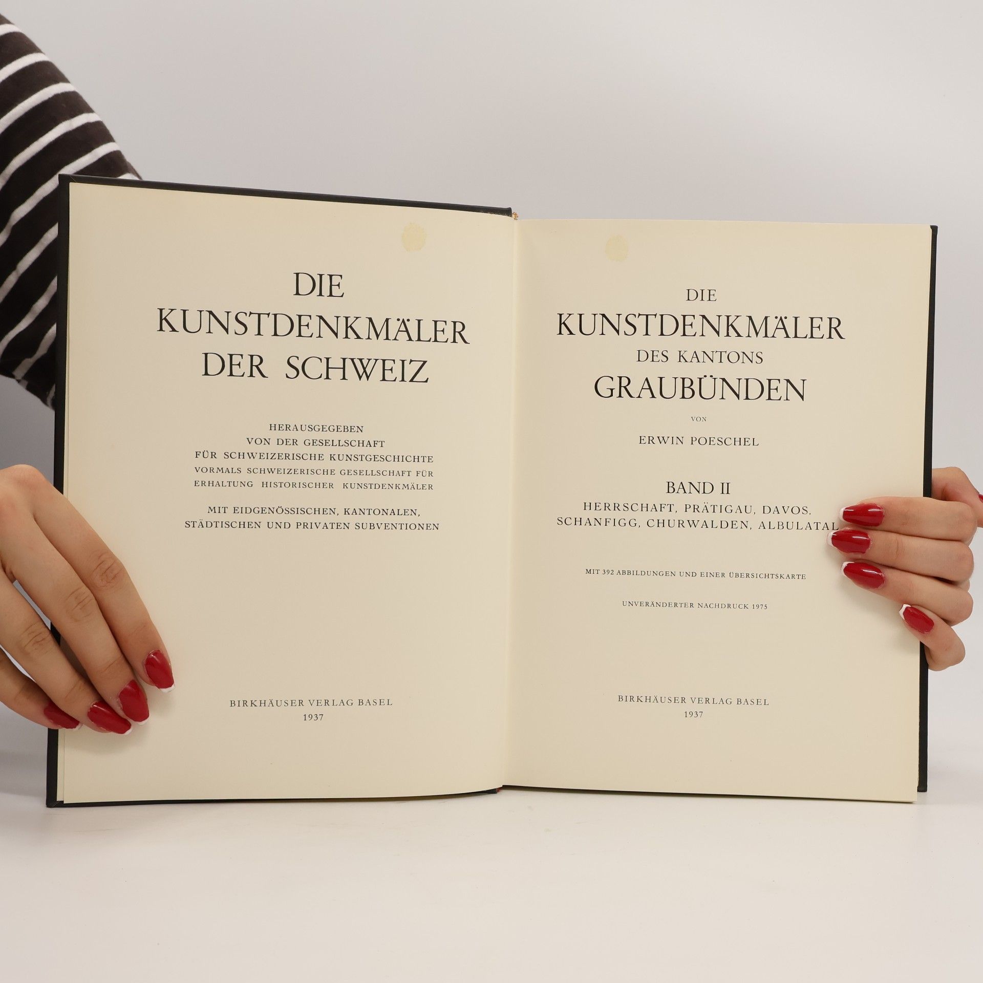 Springer Die Kunstdenkmäler der Schweiz - 2: Die Kunstdenkmäler des Kantons Graubünden