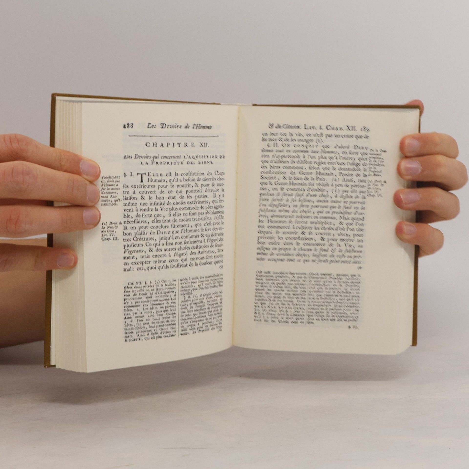 Samuel von Pufendorf Les devoirs de l'homme et du citoyen, tels qu'ils lui sont préscrits par la loi naturelle