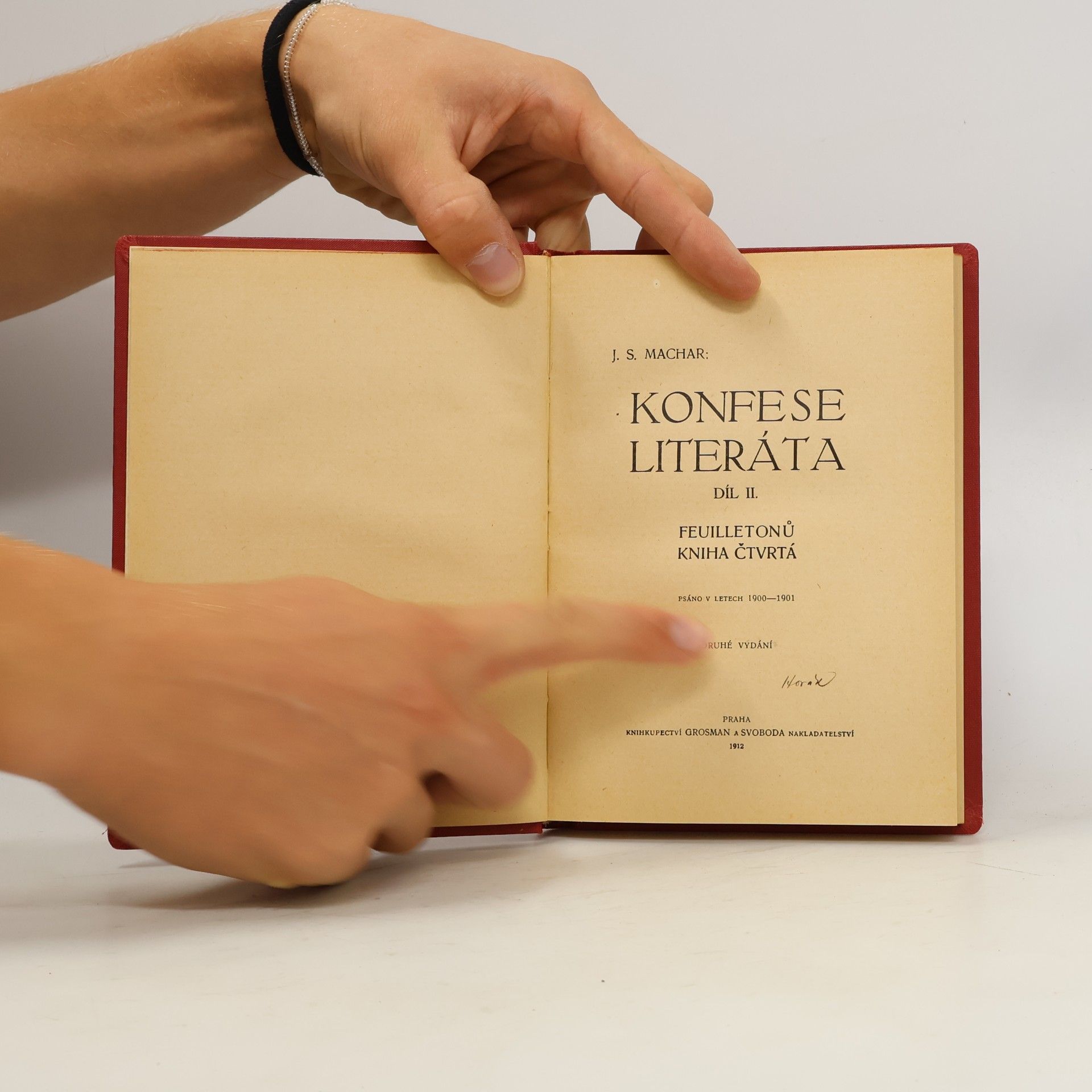 Josef Svatopluk Machar Konfese literáta II