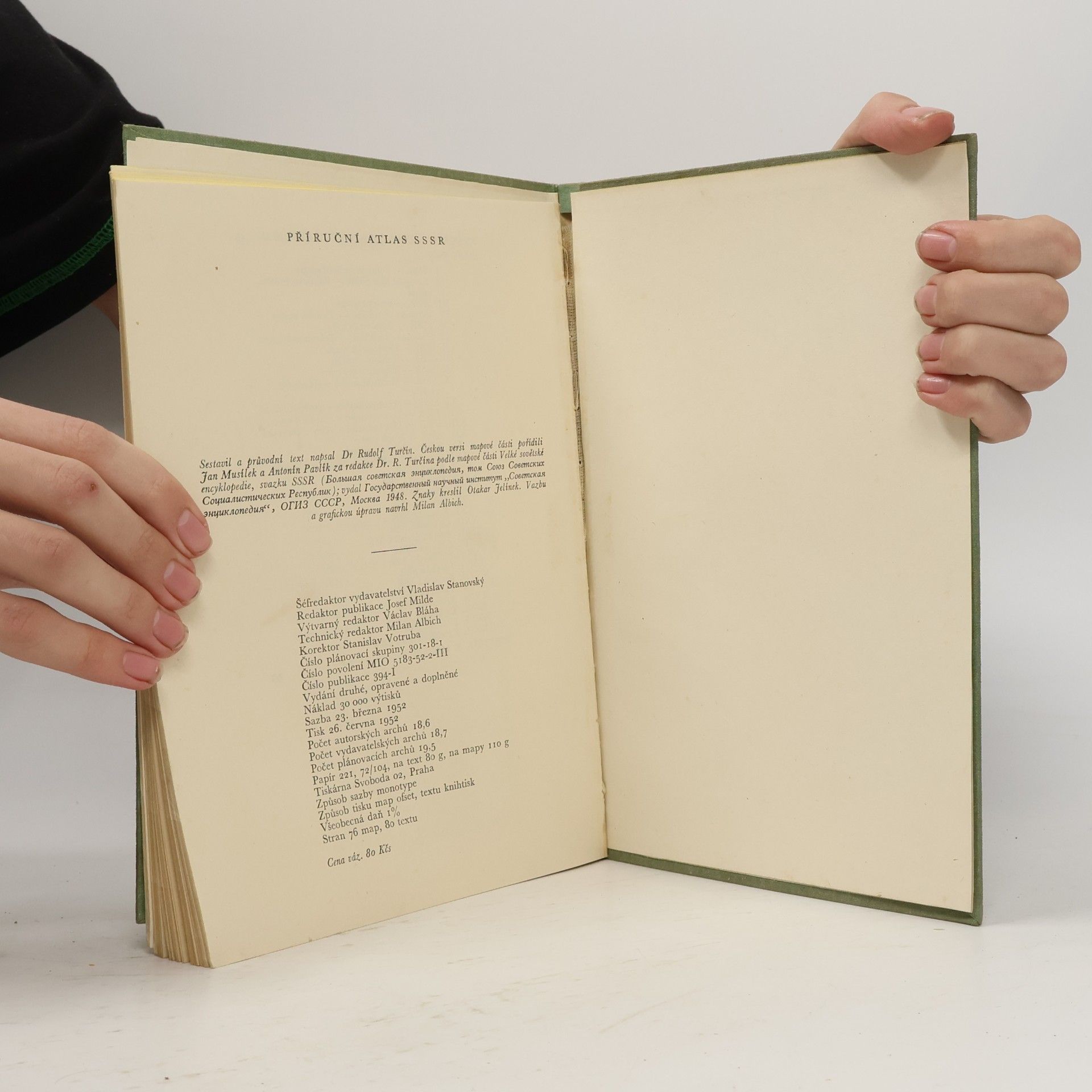 Rudolf Turčín Příruční atlas SSSR