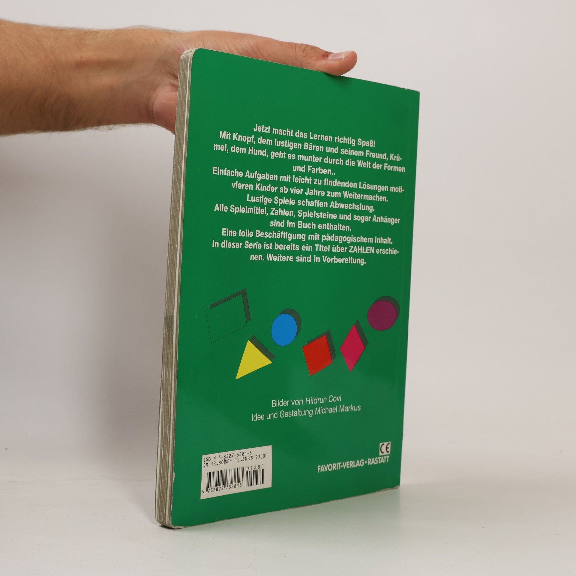 Hildrun Covi Knopfs großes Spiel- und Lernbuch Formen und Farben