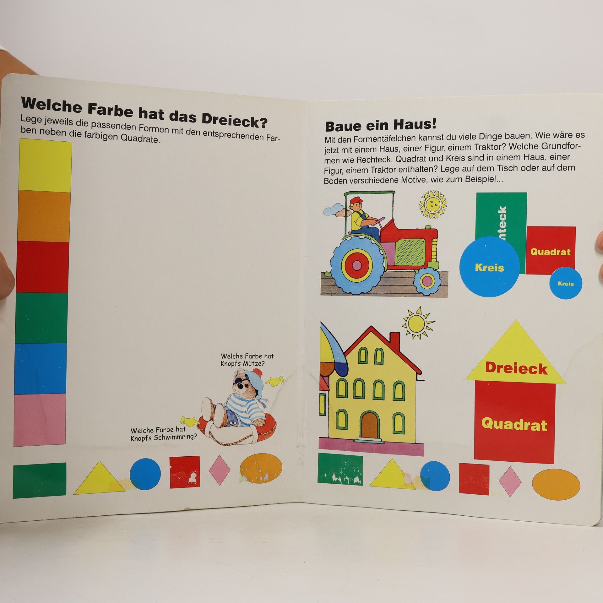 Hildrun Covi Knopfs großes Spiel- und Lernbuch Formen und Farben