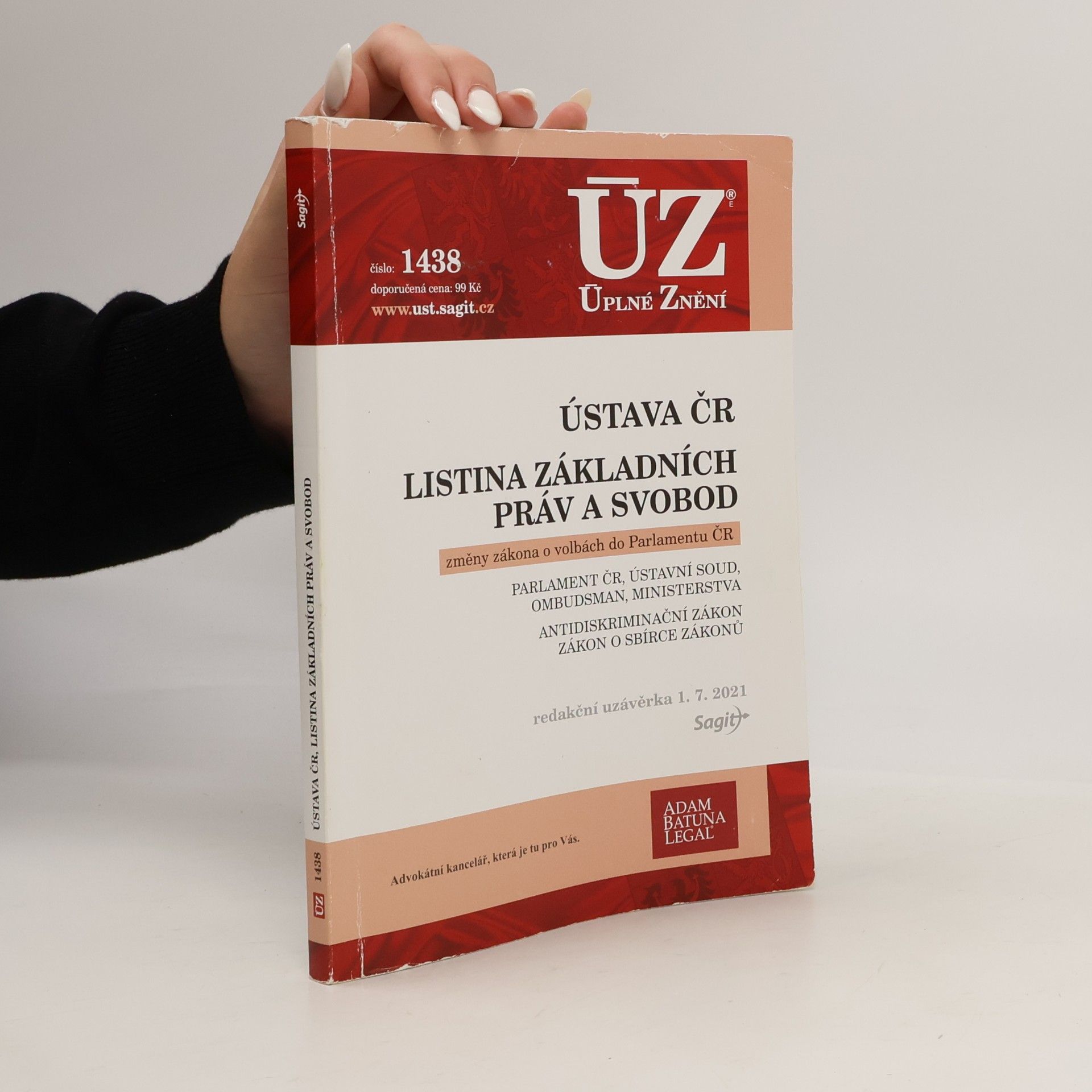 Kolektiv autorů ÚZ 1438. Ústava ČR, Listina základních práv a svobod