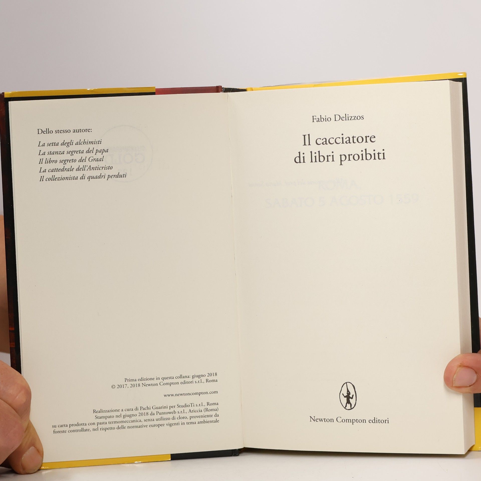 Delizzos Fabio Il cacciatore di libri proibiti
