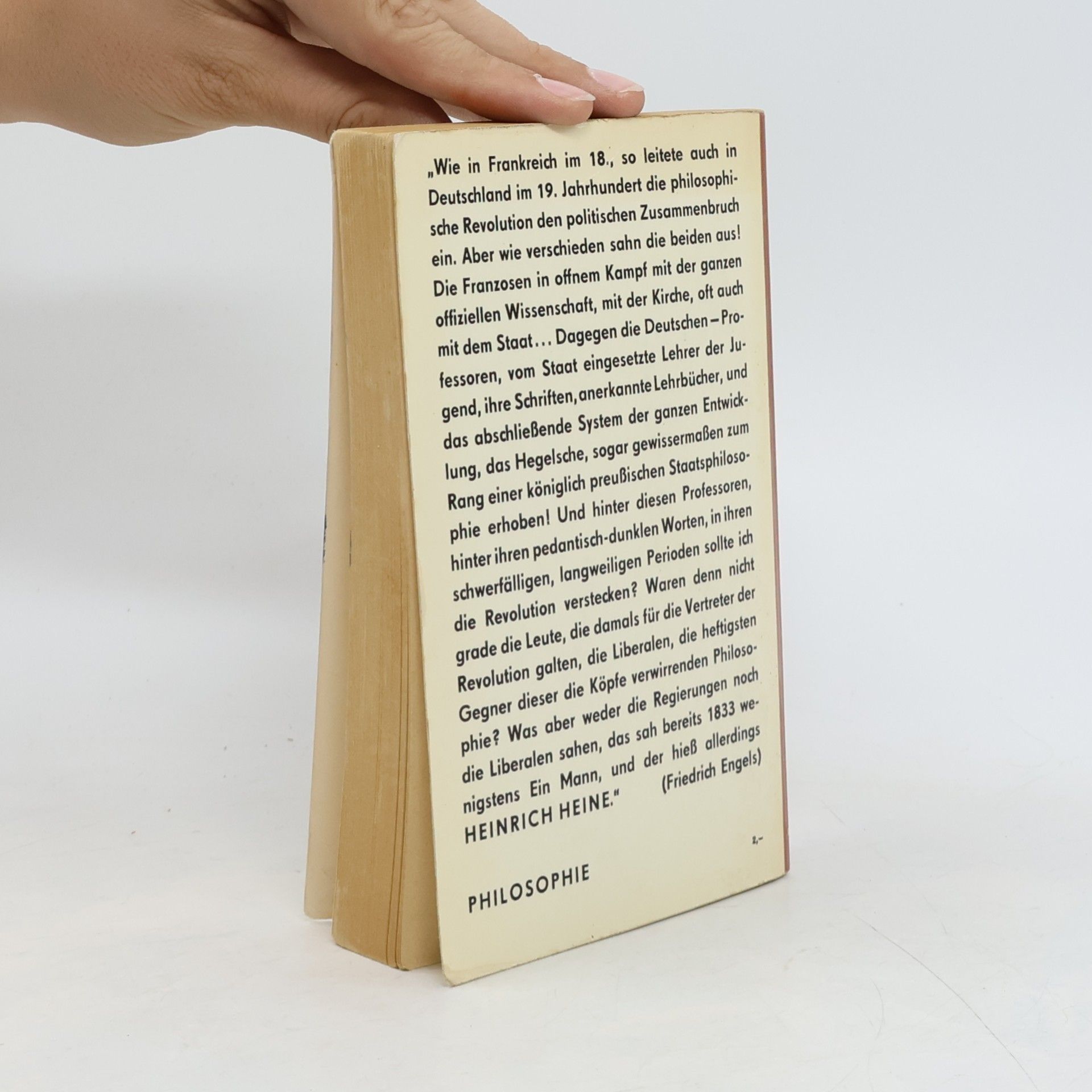 Heinrich Heine Zur Geschichte der Religion und Philosophie in Deutschland