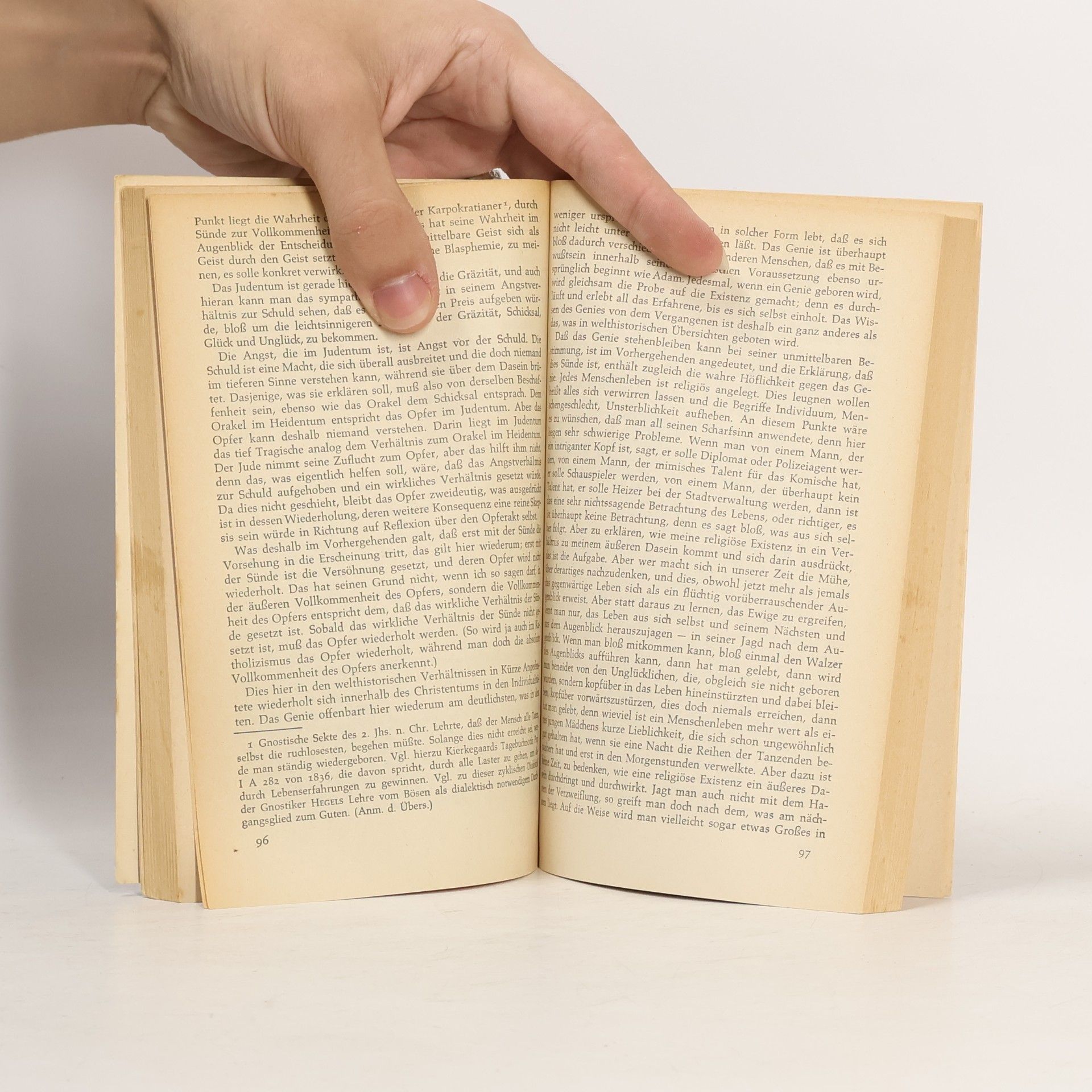 Soren Kierkegaard Der Begriff Angst