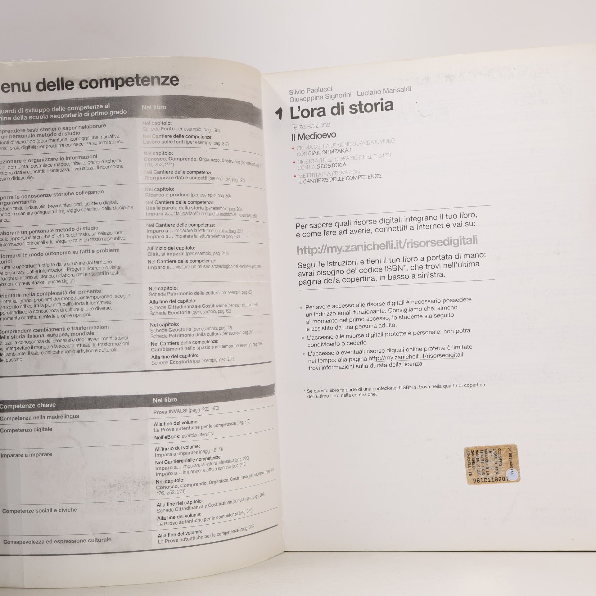Autorenkollektiv L'ora di storia. Il Medioevo