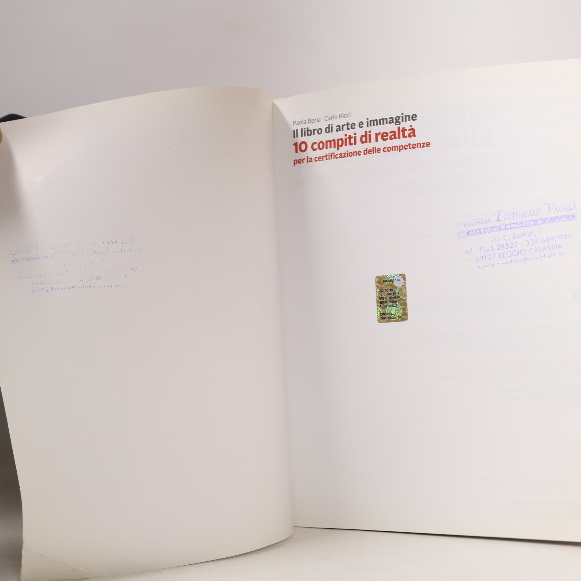 Carlo Ricci Il libro di arte e immagine. 10 compiti di realtà per la certificazione delle competenze. Per le Scuole superiori