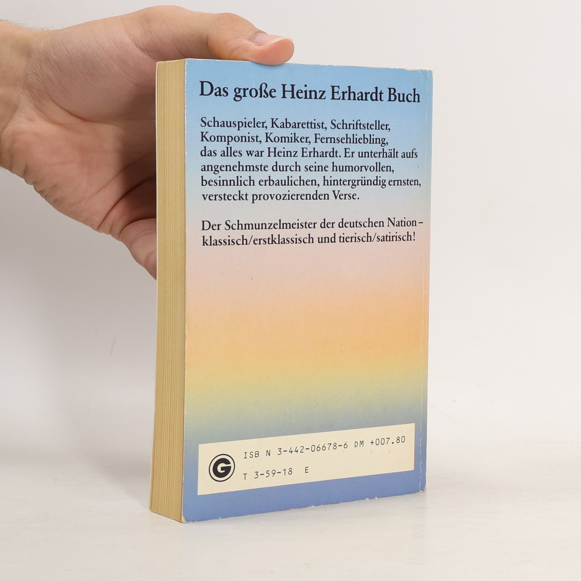 Heinz Erhardt Das große Heinz-Erhardt-Buch