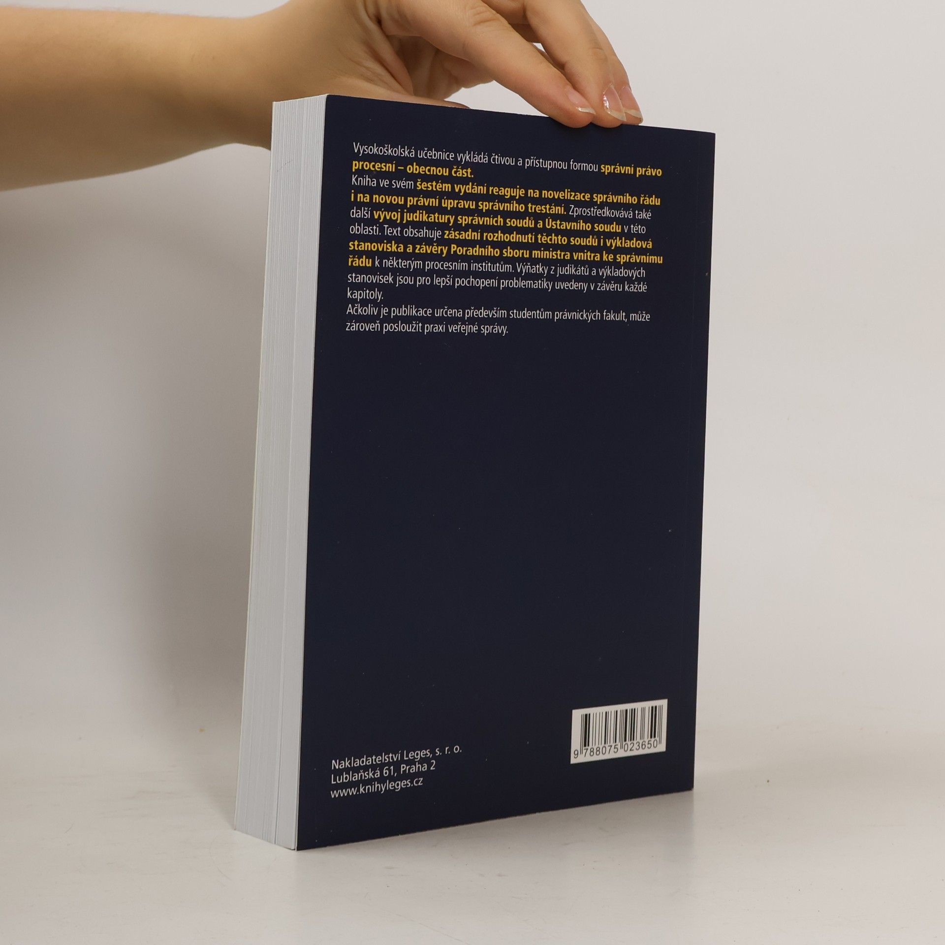 Various authors Správní právo procesní
