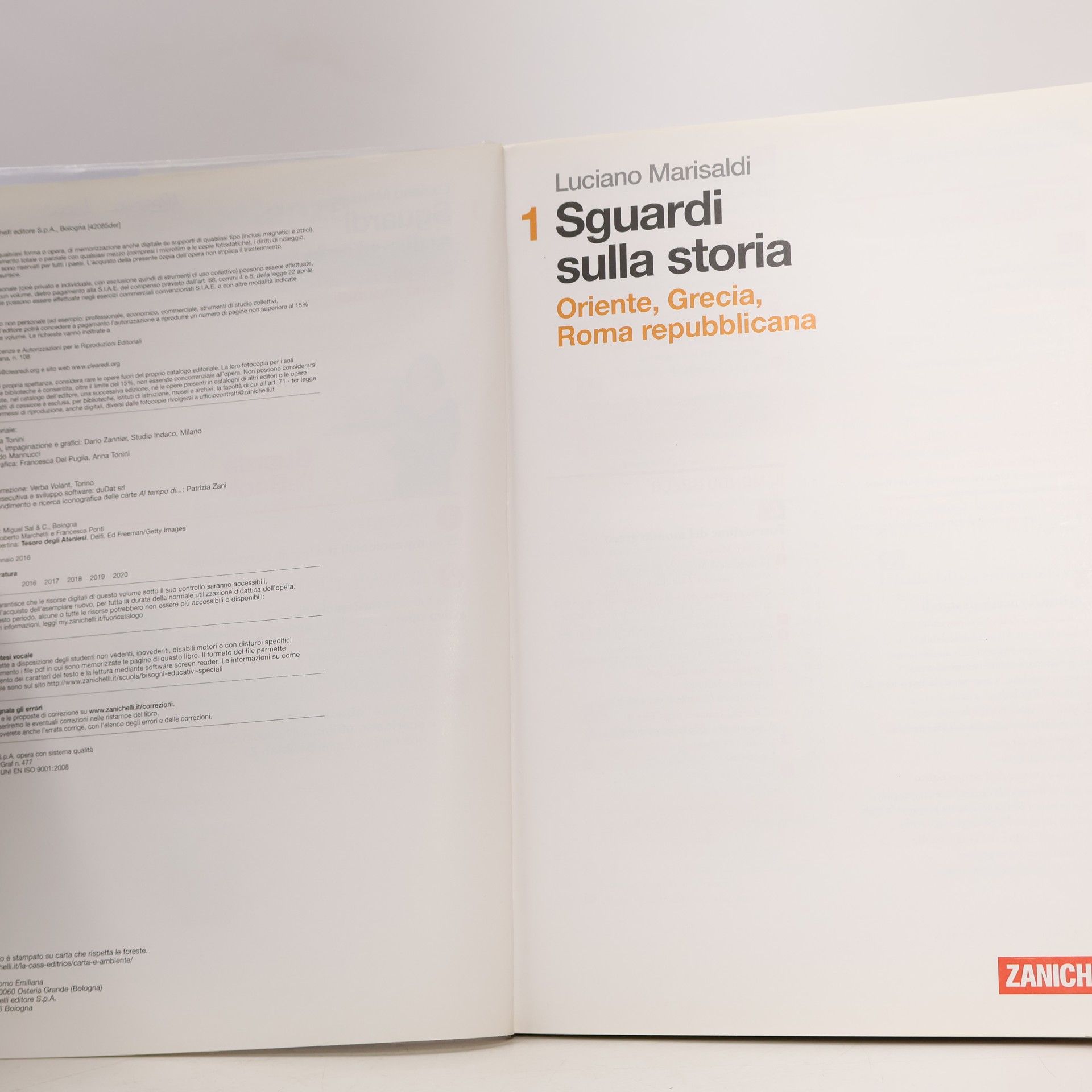 Luciano Marisaldi Sguardi sulla storia. Per le Scuole superiori. Con e-book. Con espansione online. Oriente, Grecia, Roma repubblicana