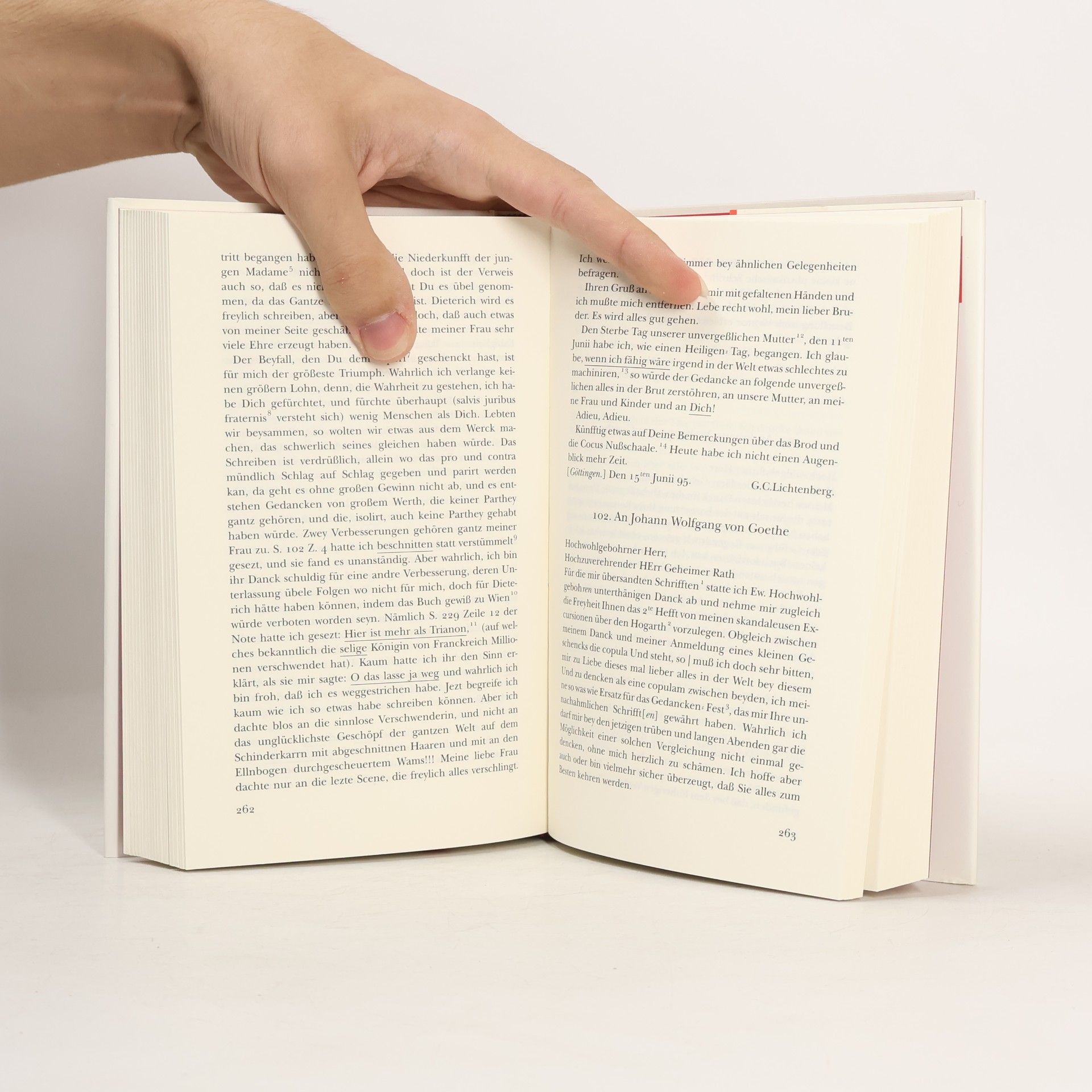 Georg Christoph Lichtenberg Ihre Hand, Ihren Mund, nächstens mehr - Lichtenbergs Briefe