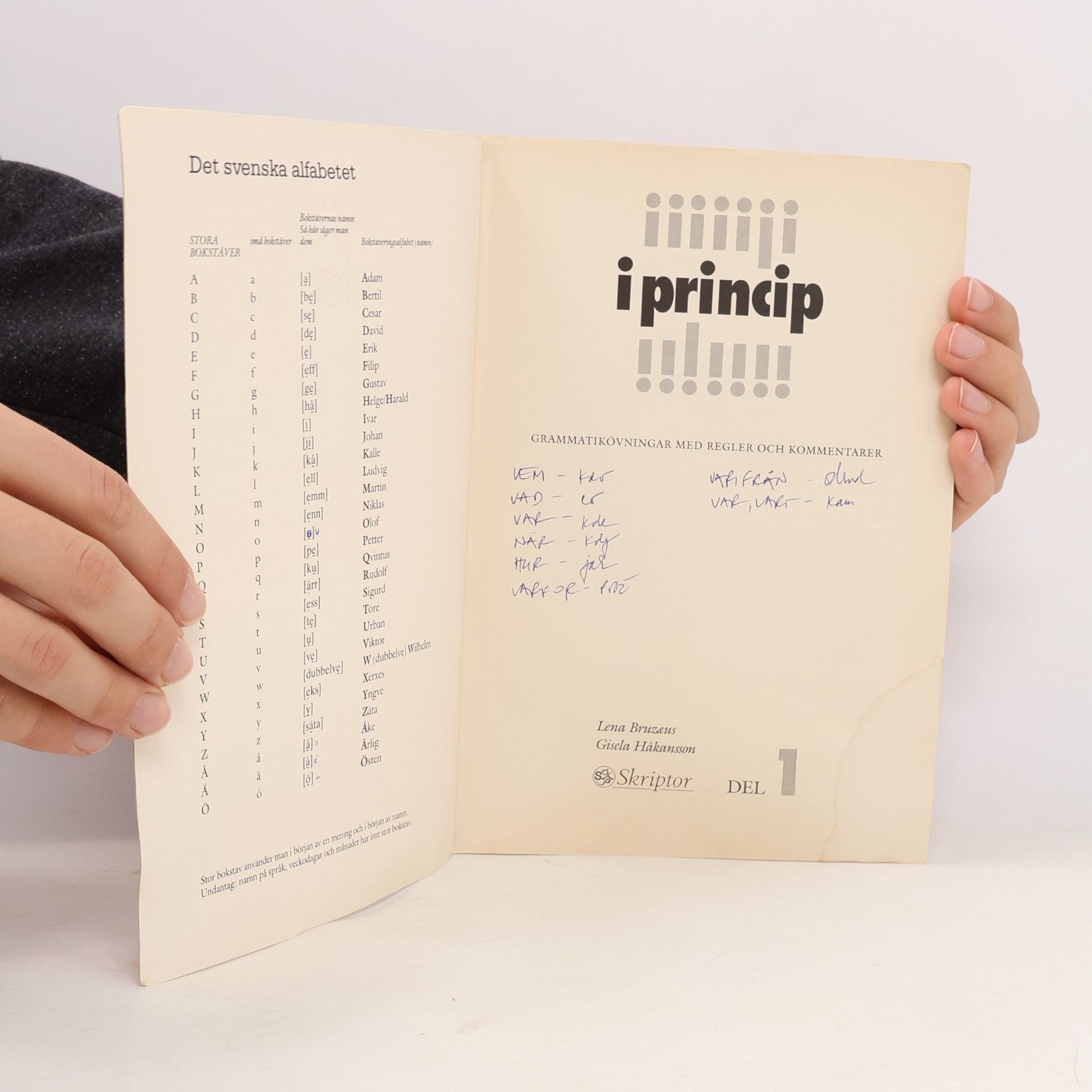 Lena Bruzæus I princip 1 grammatikövningar