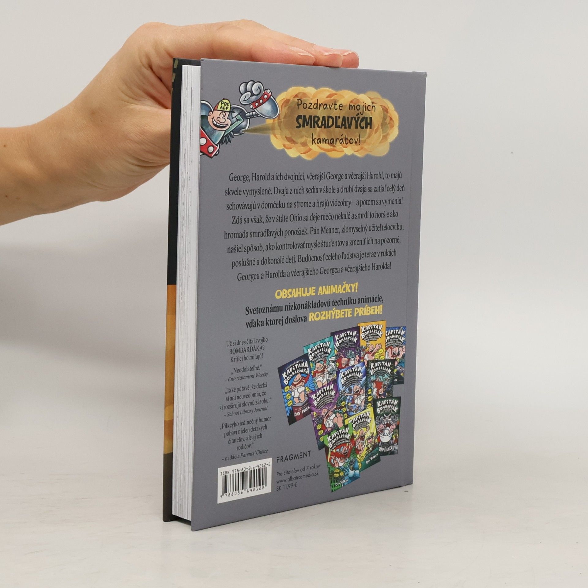 Dav Pilkey Kapitán bombarďák a páchnuca príhoda s pánom smradohlavom