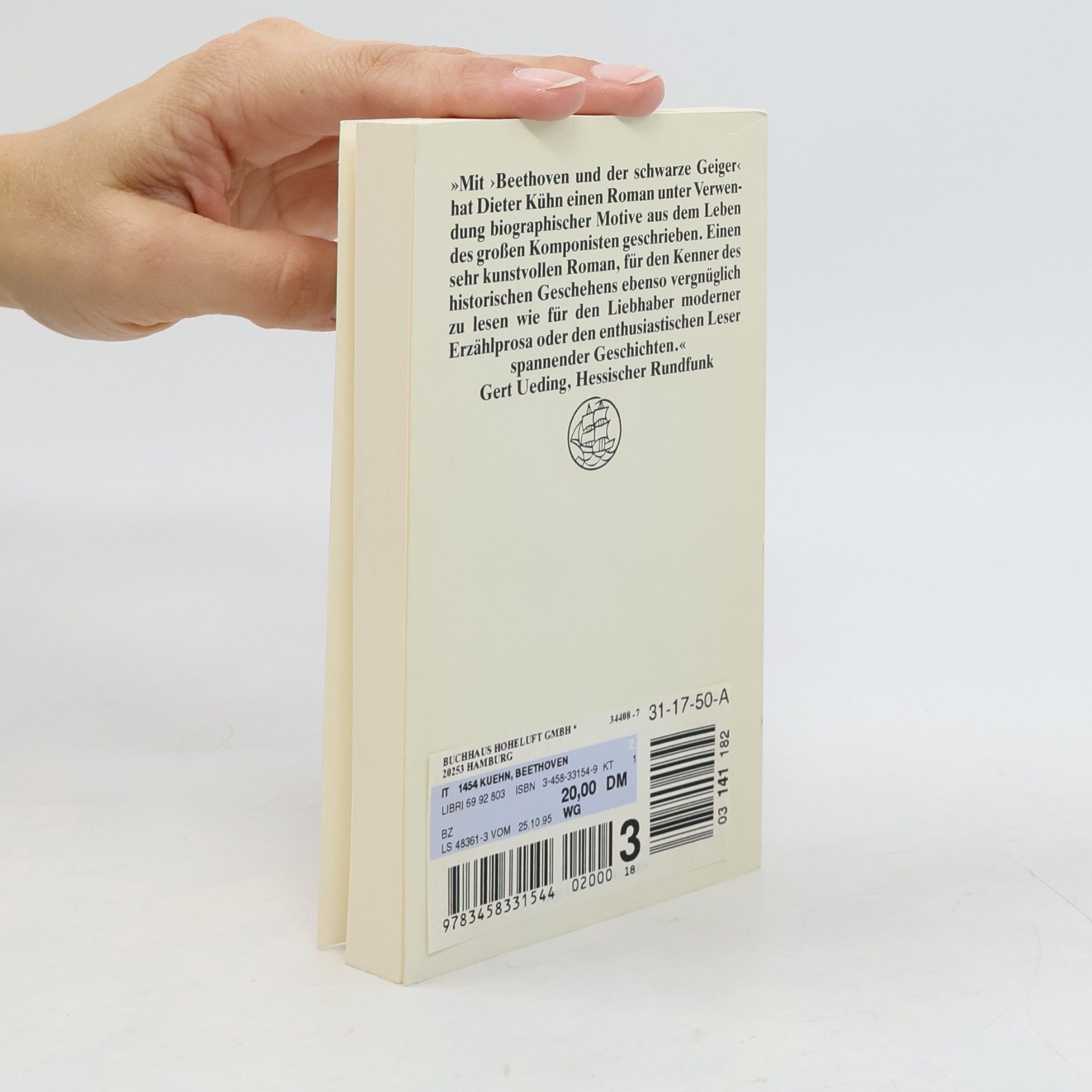 Dieter Kuhn Beethoven und der schwarze Geiger