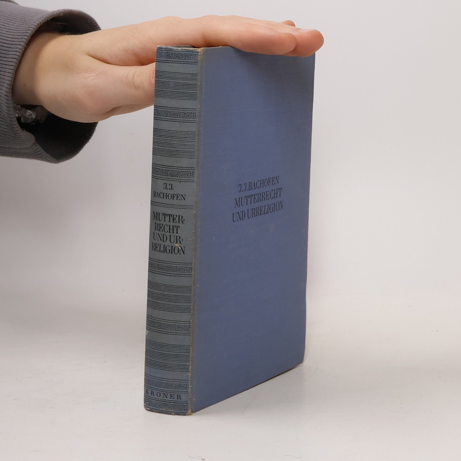 Johann Jakob Bachofen Mutterrecht und Urreligion