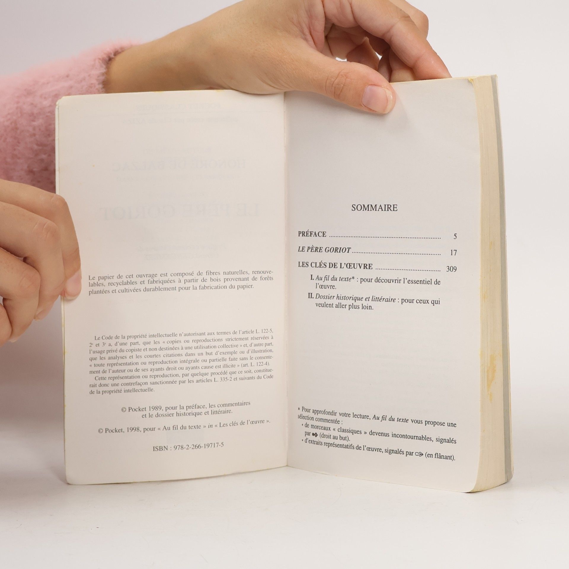 Honoré de Balzac Pocket Classiques: Le Père Goriot