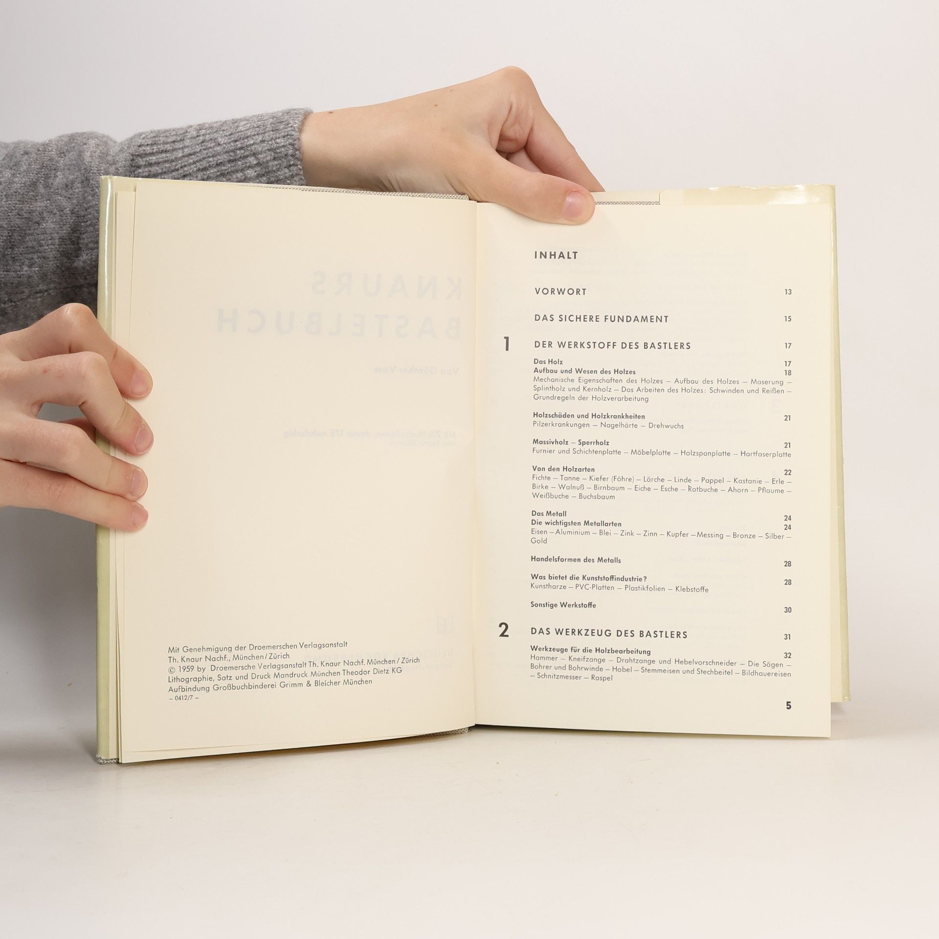Günther Voss Knaurs Bastelbuch