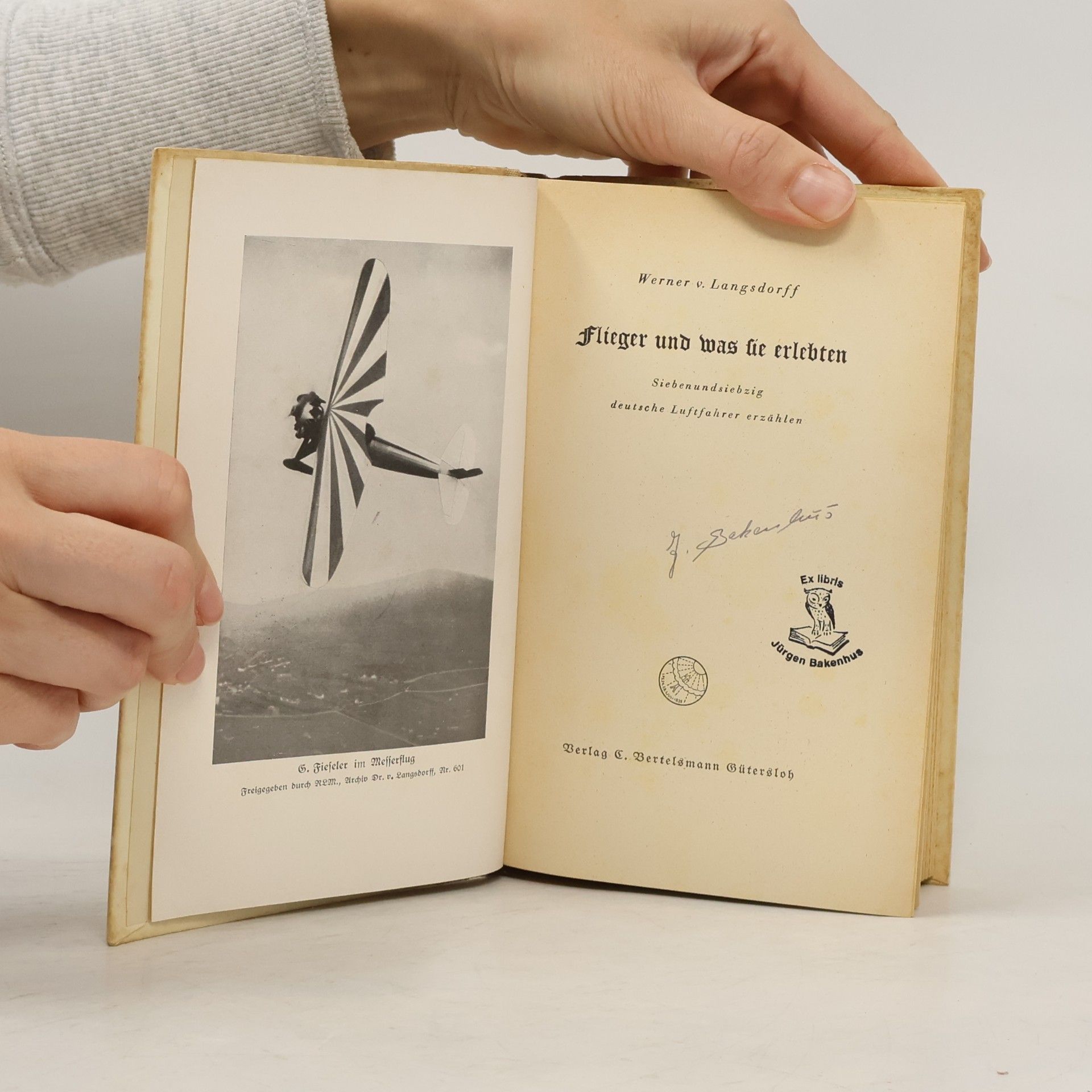 Werner v. Langsdorff Flieger und was sie erlebten