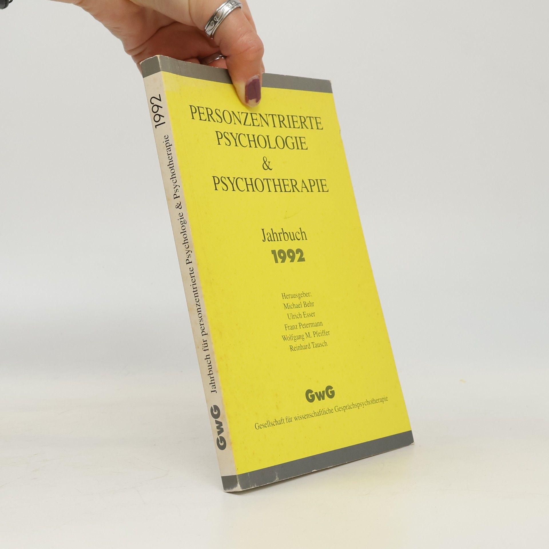kolektiv Personzentrierte Psychologie & Psychotherapie. Jahrbuch 1992