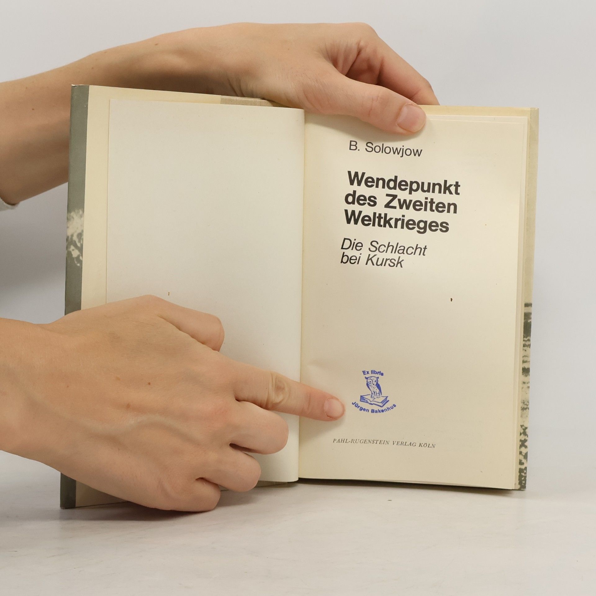 Boris Grigorʹevič Solovʹev Wendepunkt des Zweiten Weltkrieges