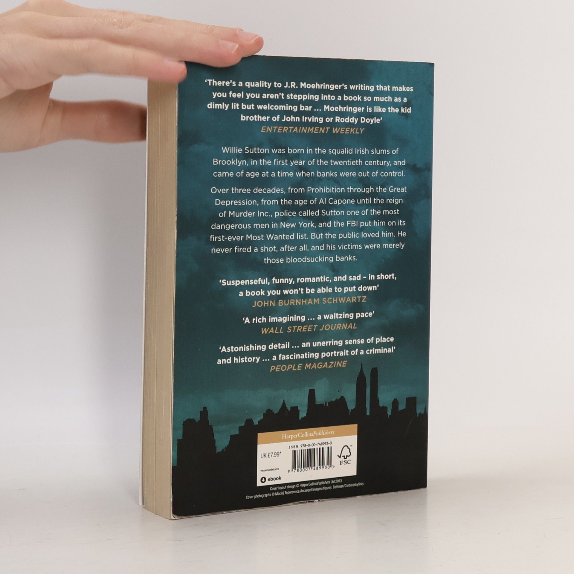 J. R. Moehringer Sutton. Knapp am Herz vorbei, englische Ausgabe