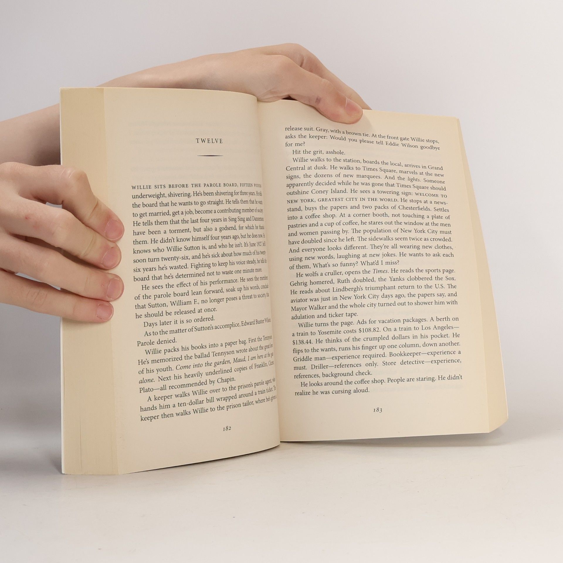 J. R. Moehringer Sutton. Knapp am Herz vorbei, englische Ausgabe