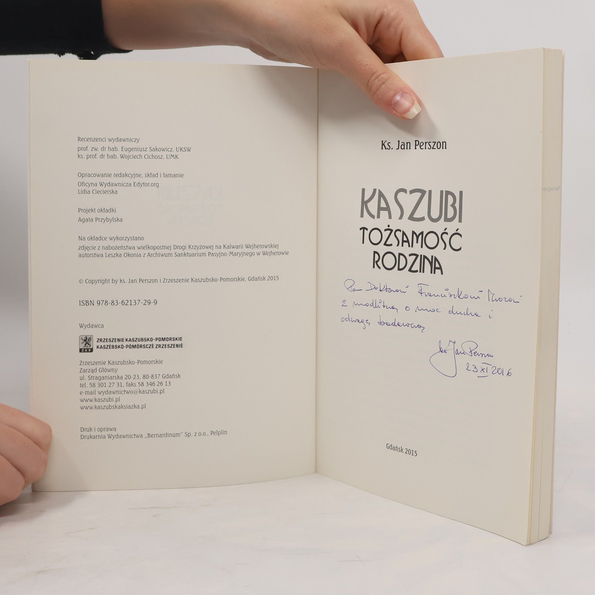 Jan Perszon Kaszubi Tożsamość Rodzina