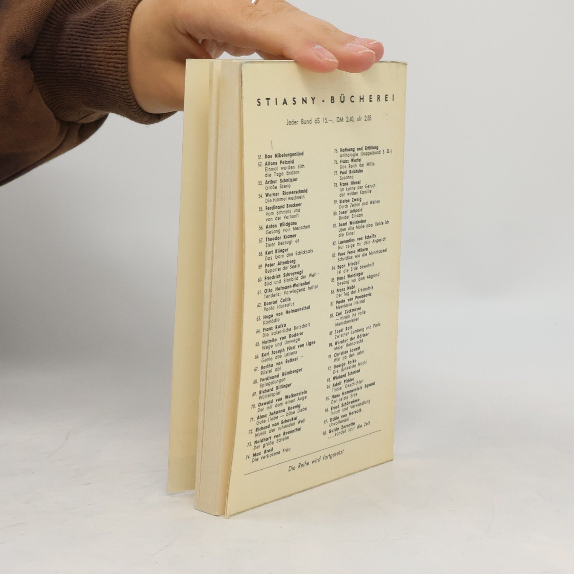 Ernst Schönwiese Traum und Verwandlung