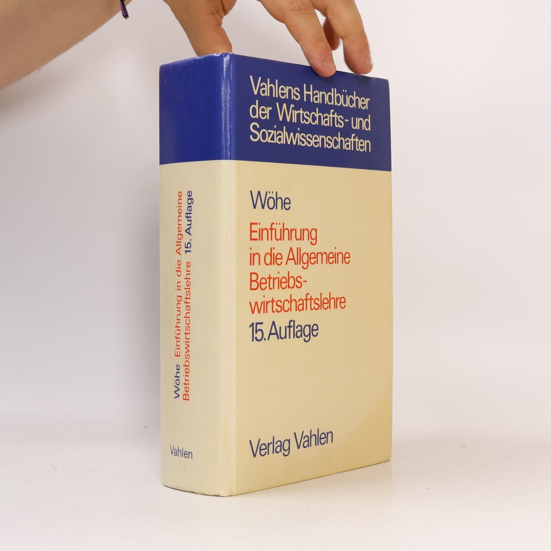 Einführung in die allgemeine Betriebswirtschaftslehre