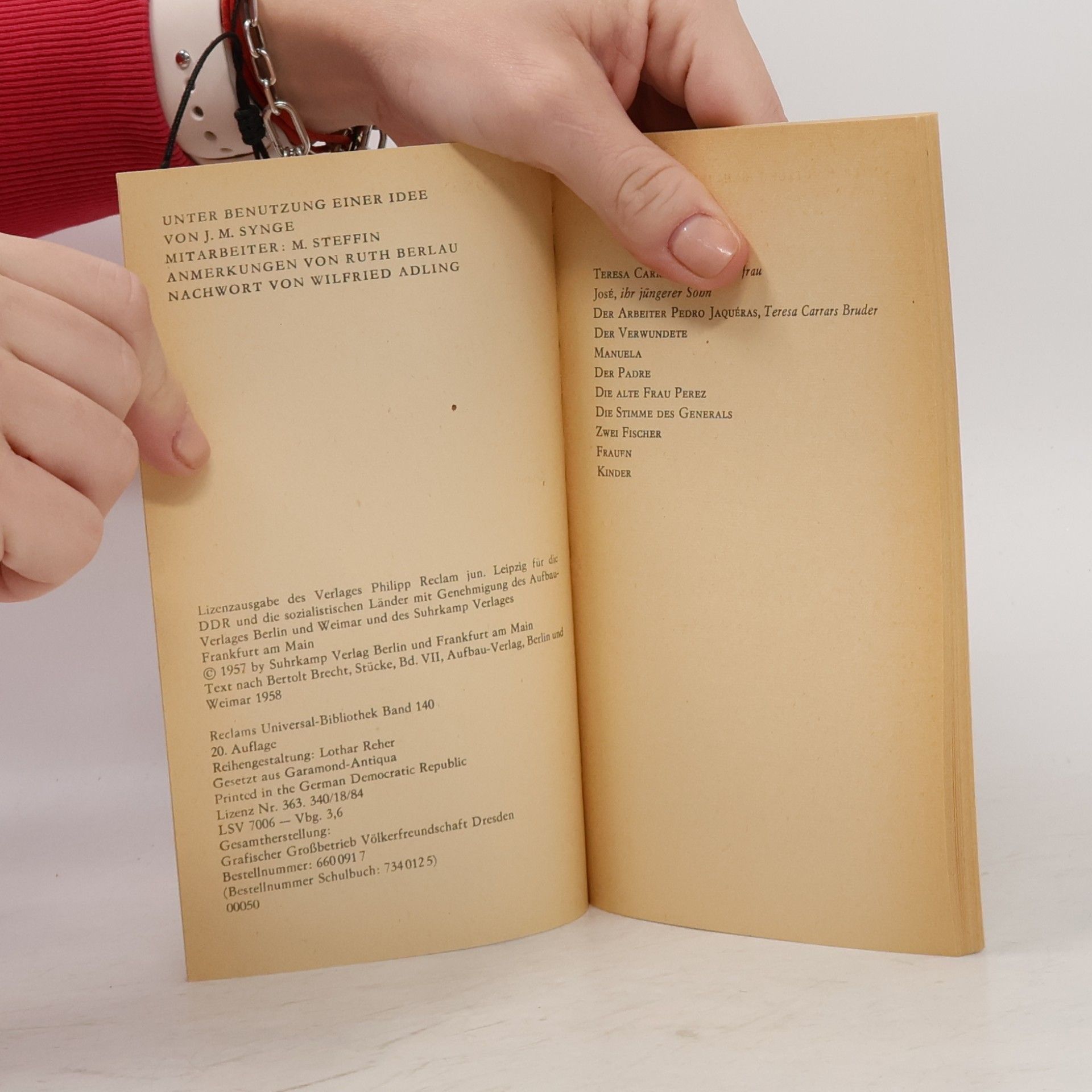 Bertolt Brecht Die Gewehre der Frau Carrar