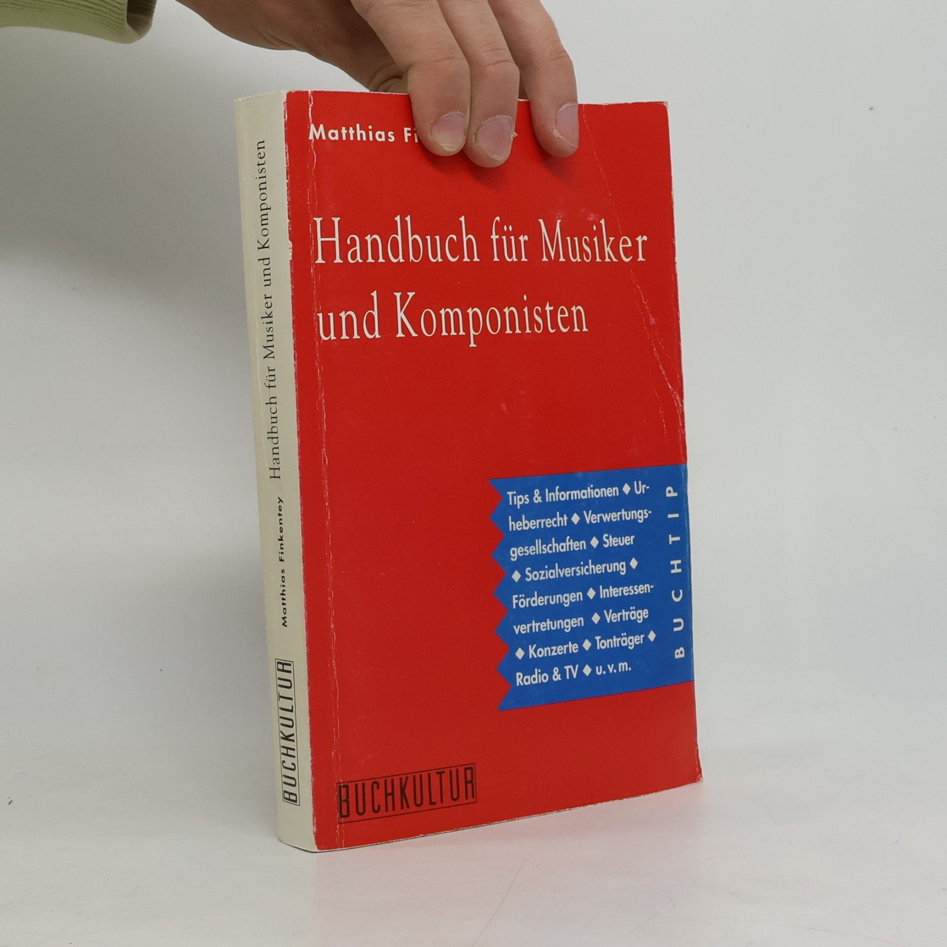 Matthias Finkentey Reihe Buchtip: Handbuch für Musiker und Komponisten