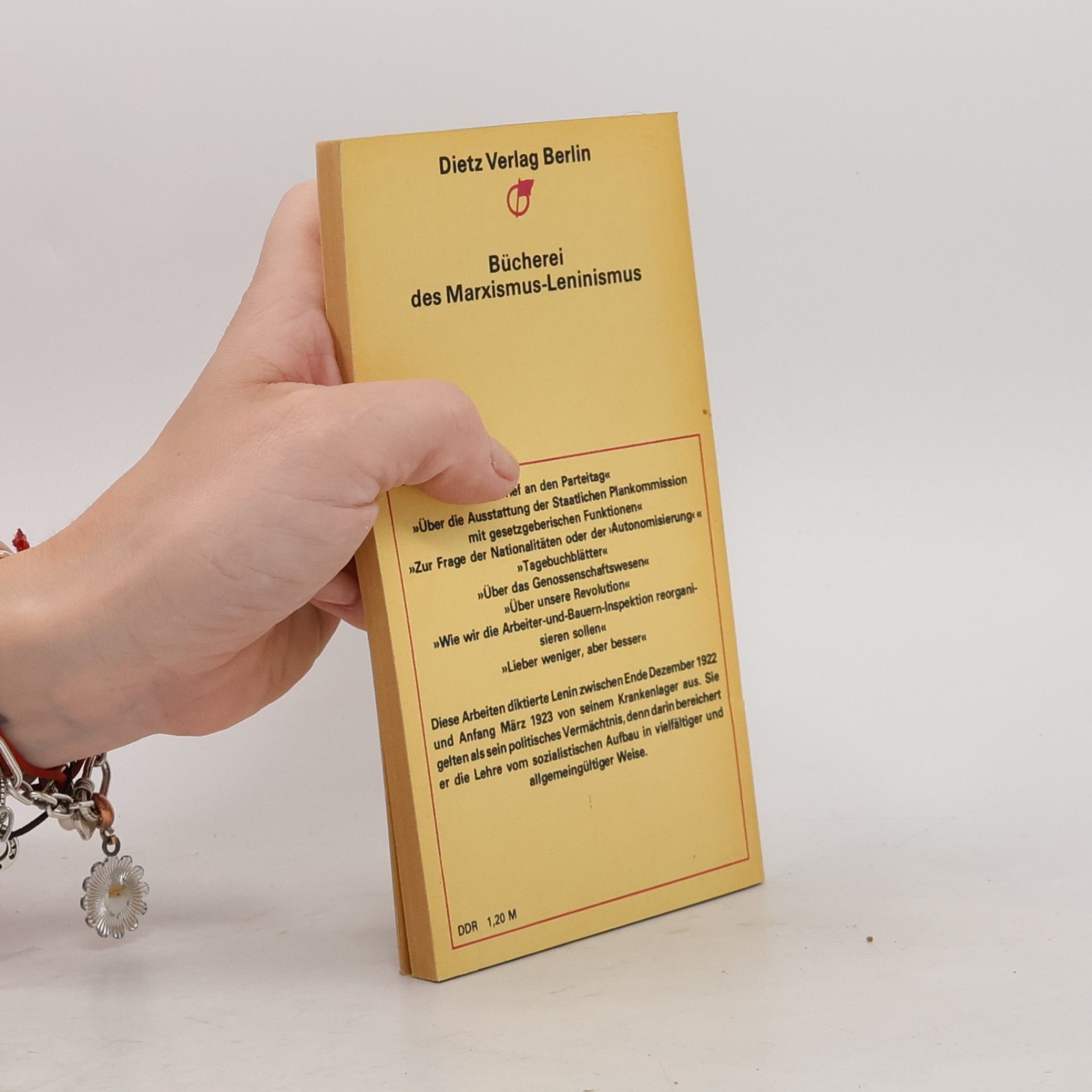 W. I. Lenin Die letzten Briefe und Artikel